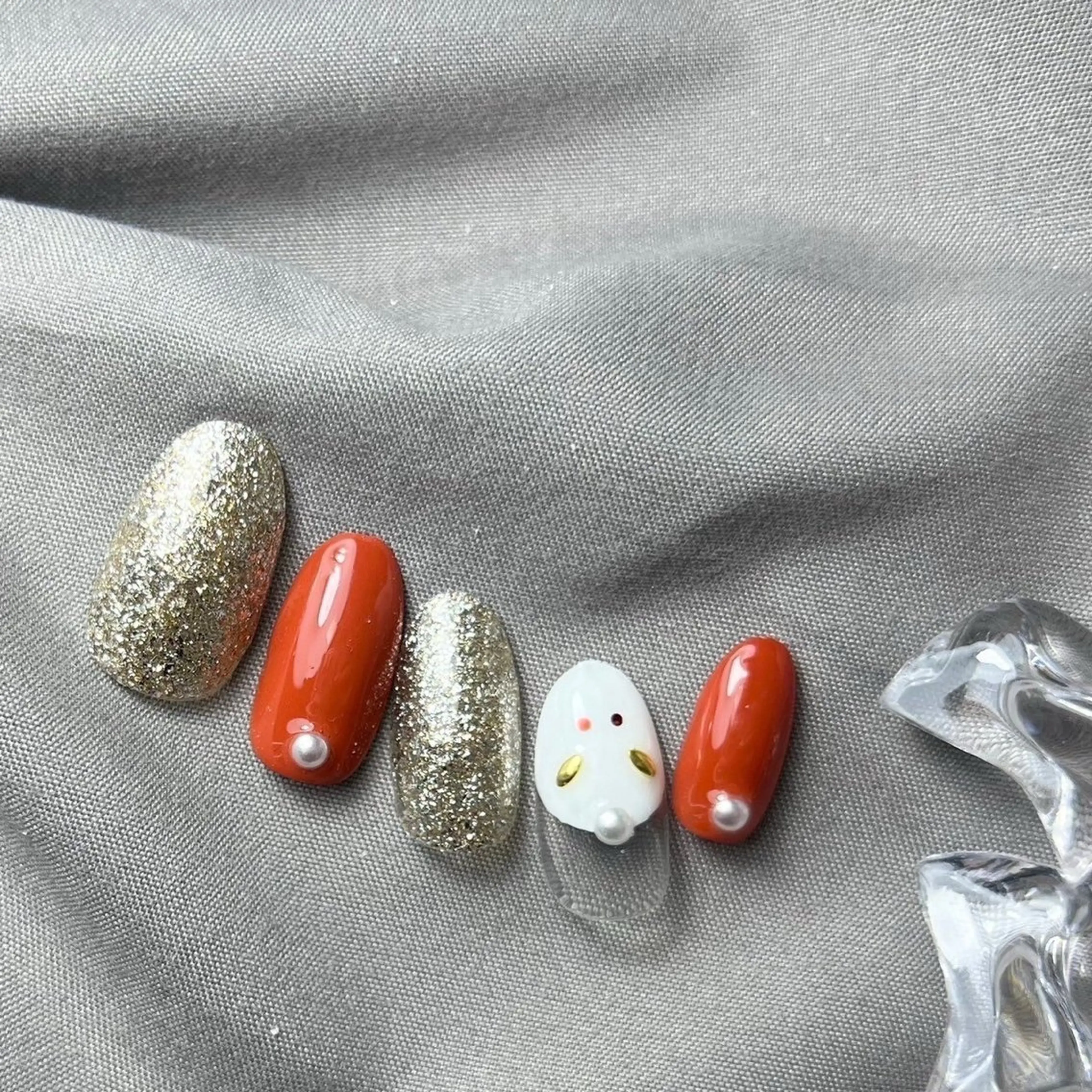 ネイル ⭐︎休業中の練習⭐︎ JNA認定講師髙橋のネイルデザイン