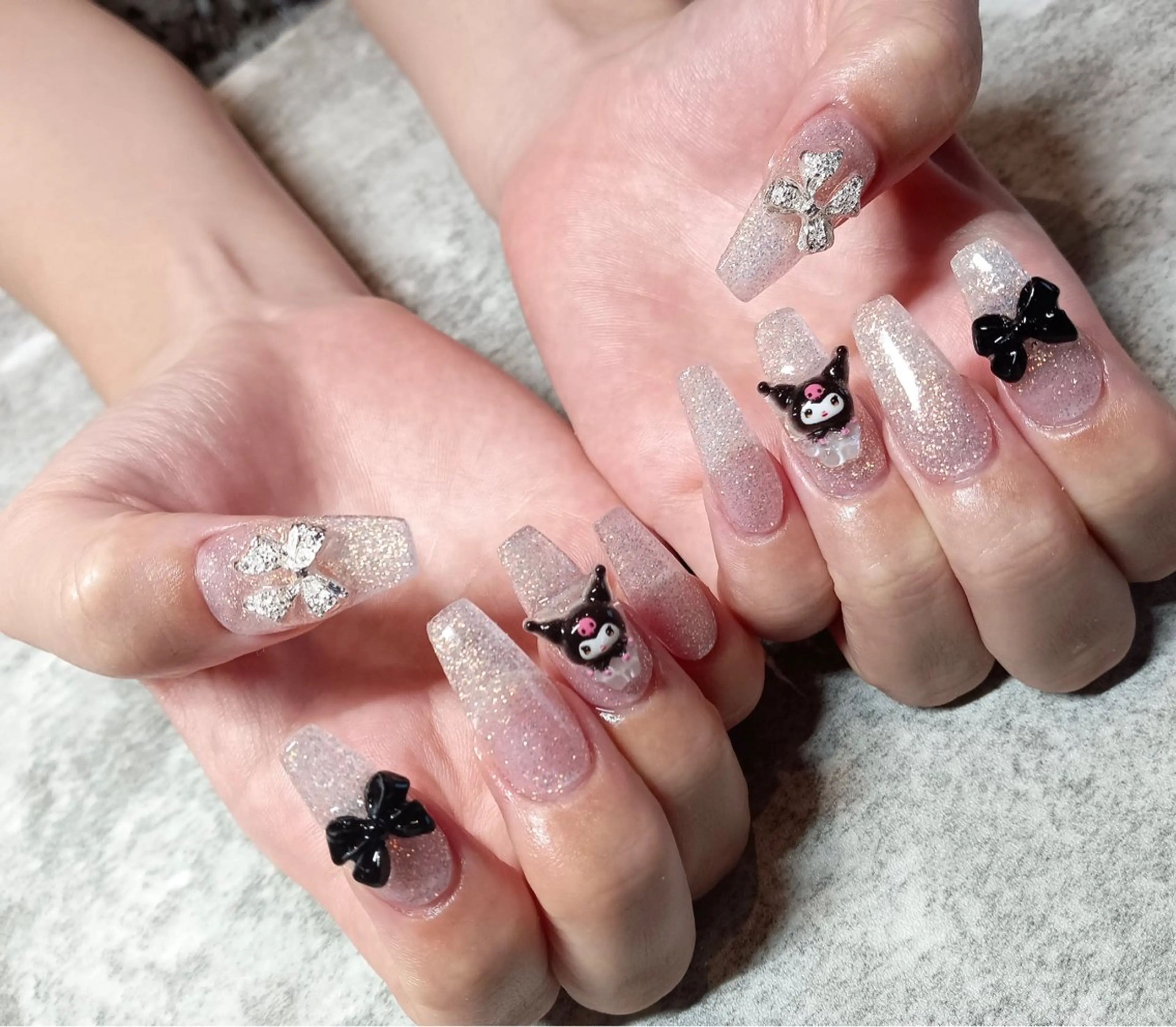 ネイル ラメ(グリッター) スカルプネイル nail salon INFINITY所属・nail salon INFINITYのネイルデザイン