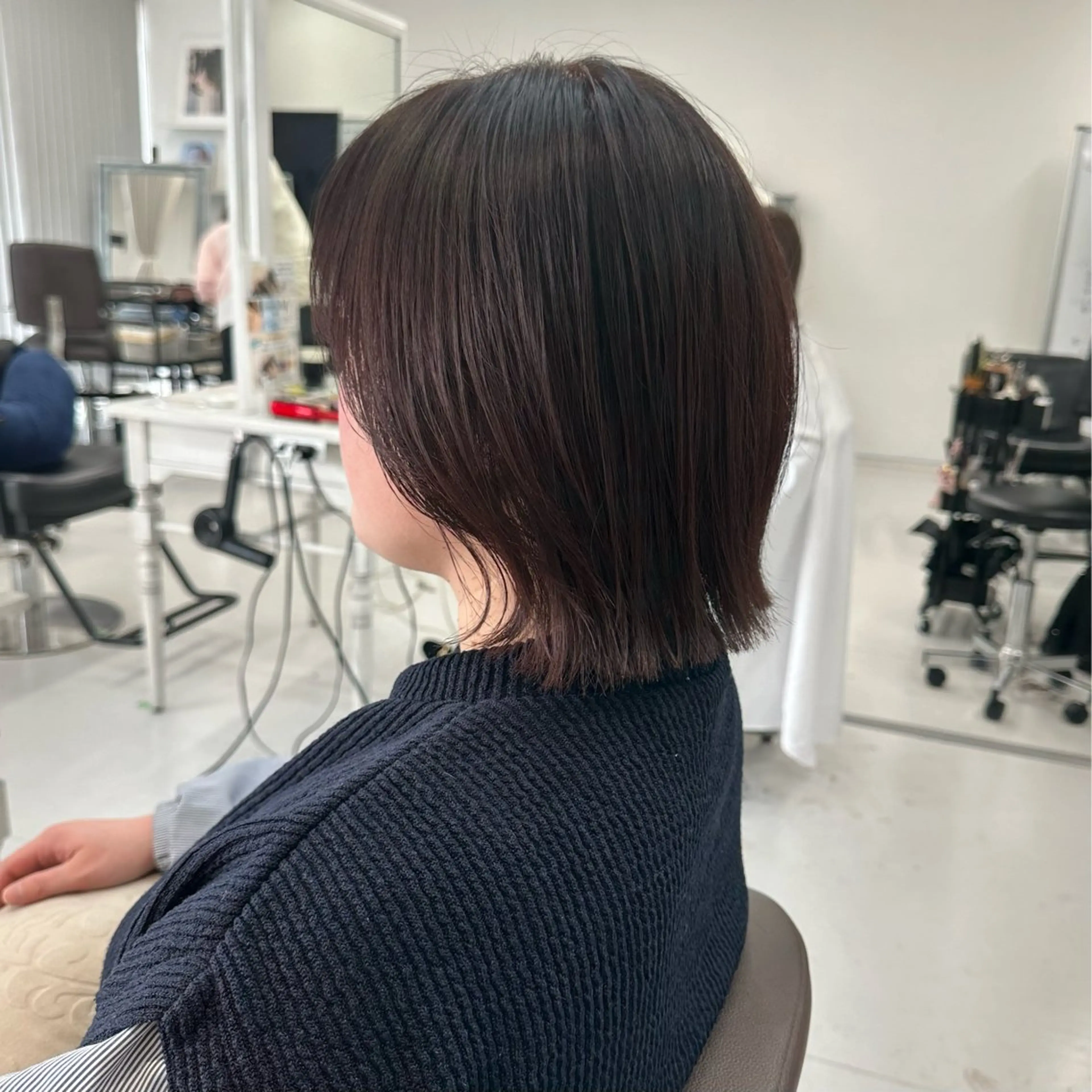 ミディアム 山崎結菜 🫧透明感カラーのヘアスタイル