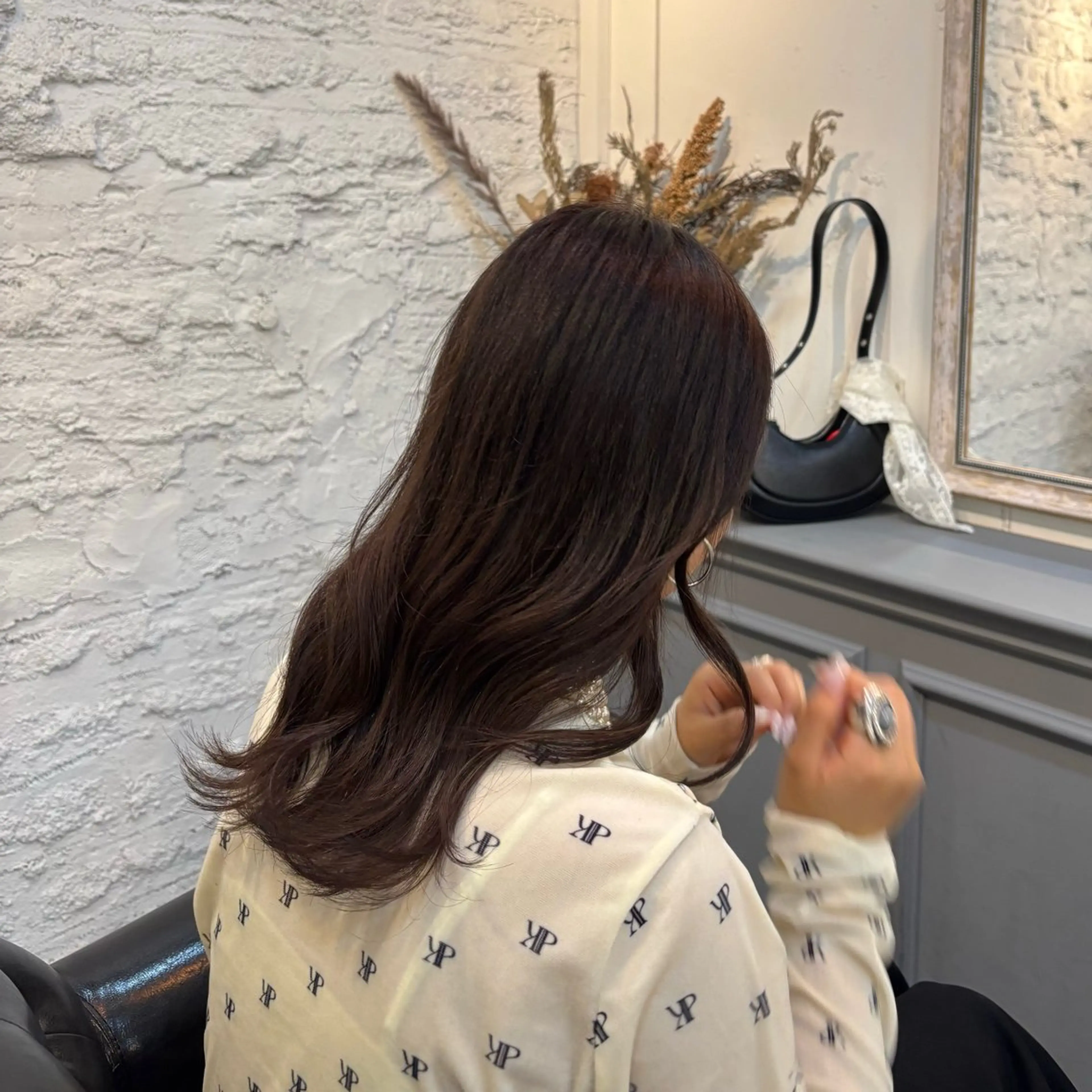 ロング カラー 関口 玲那のヘアスタイル