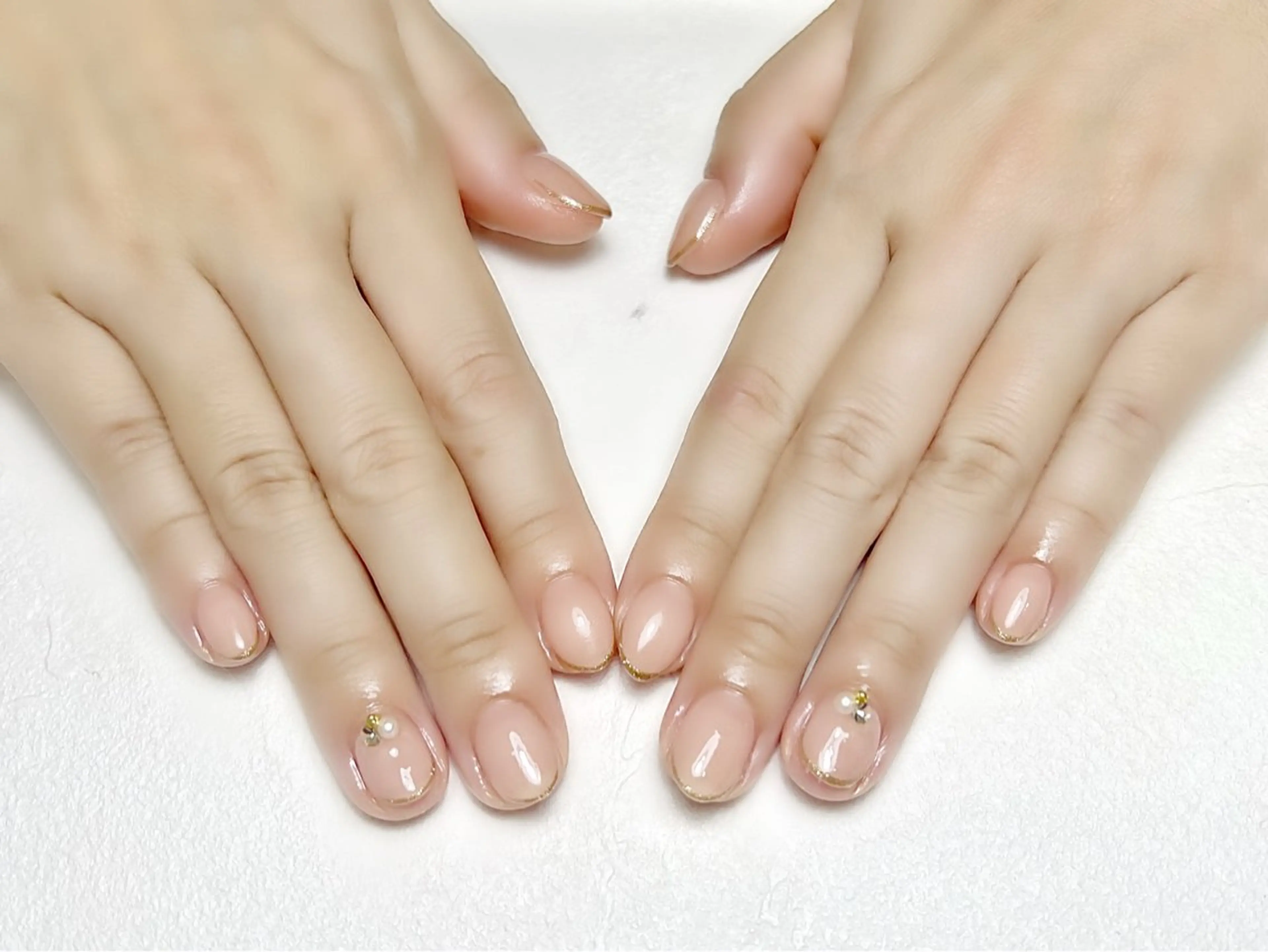 ネイル ラメ(グリッター) オフィスネイル ワンカラーネイル rouse nail RISATOのネイルデザイン