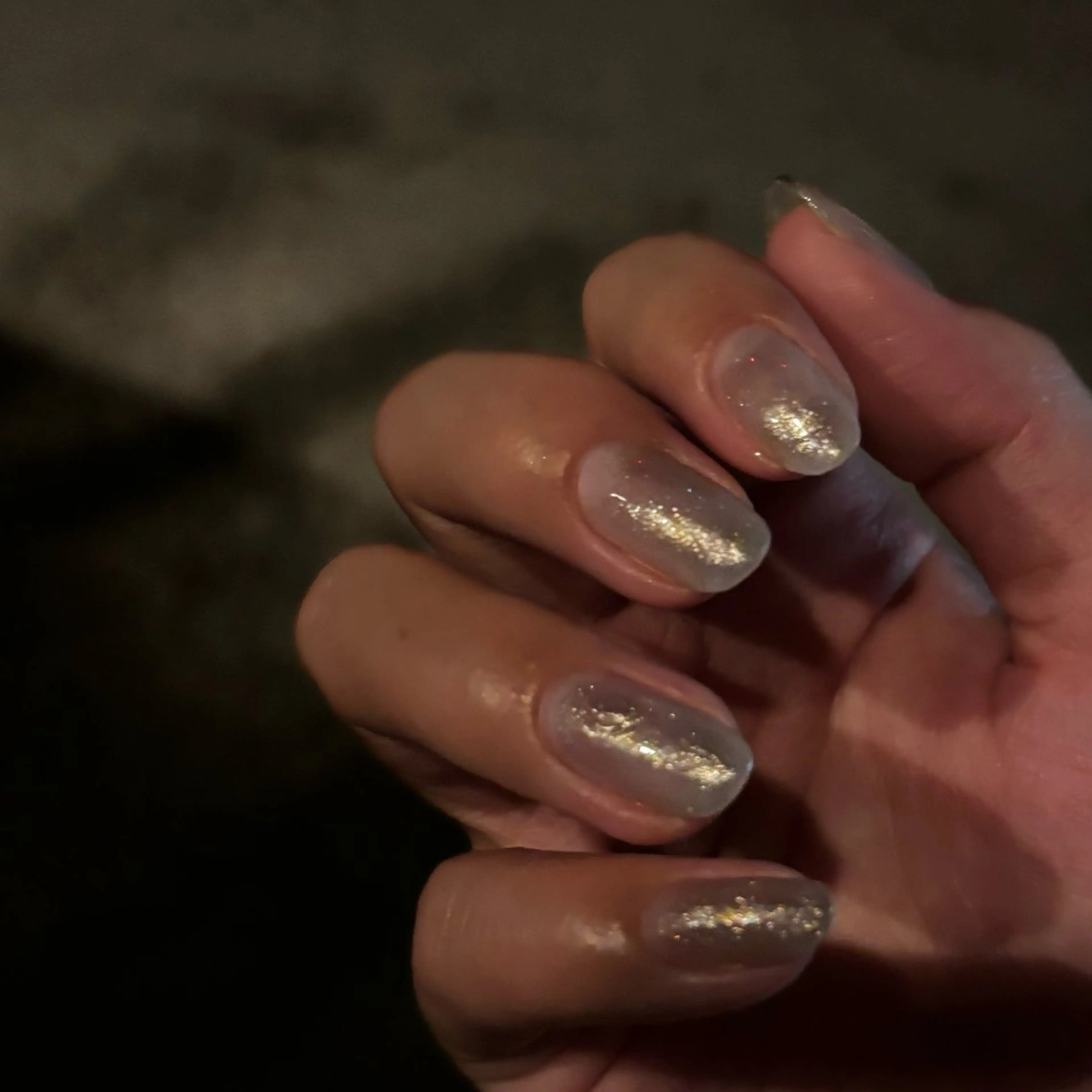 ネイル 氷ネイル・うるうるネイル キラキラネイル kotone / toneのネイルデザイン