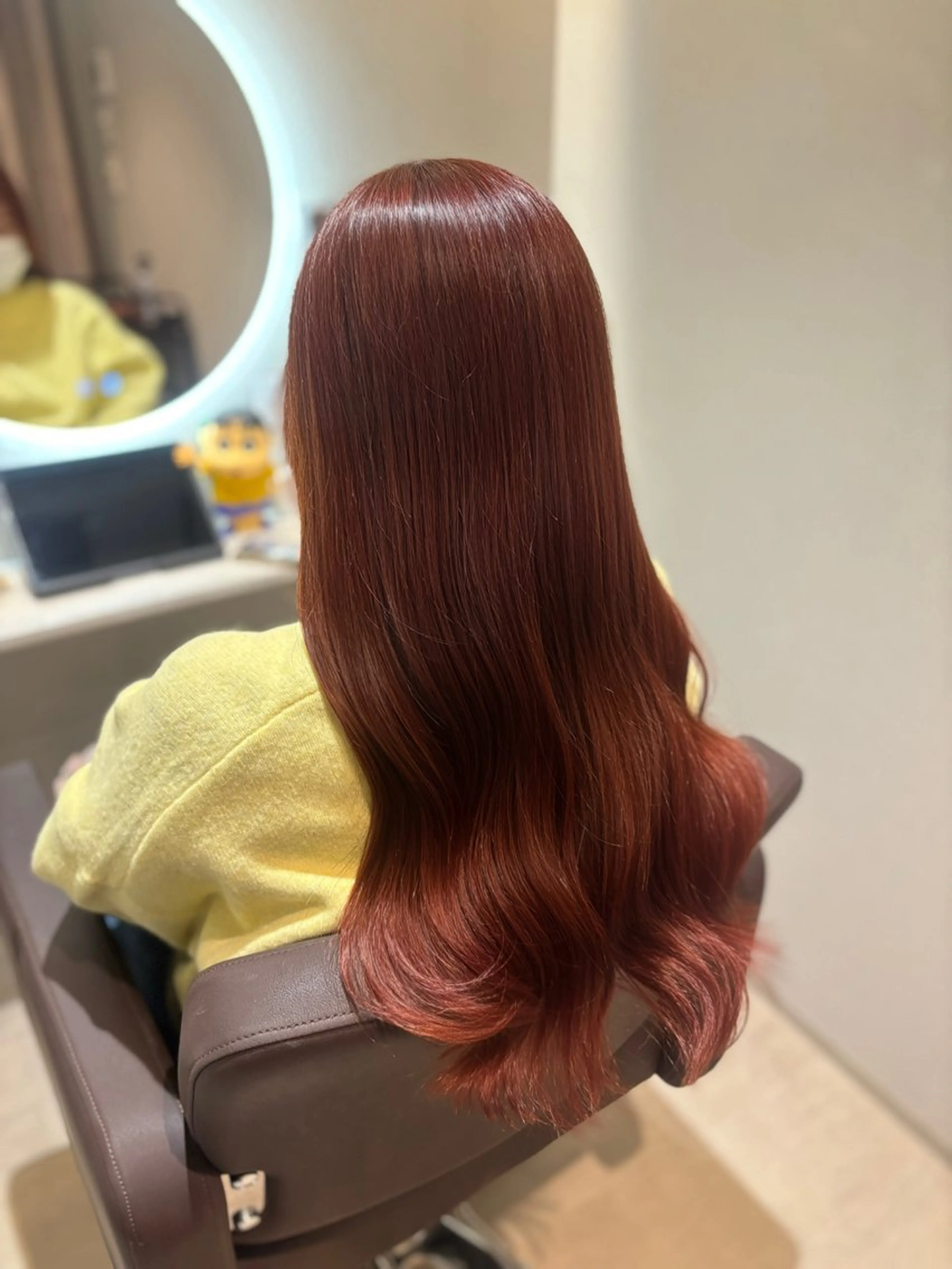 ロング カラー カット ヘアカラー トリートメント 髪質改善カラー ベージュ🤎YUMEのヘアスタイル