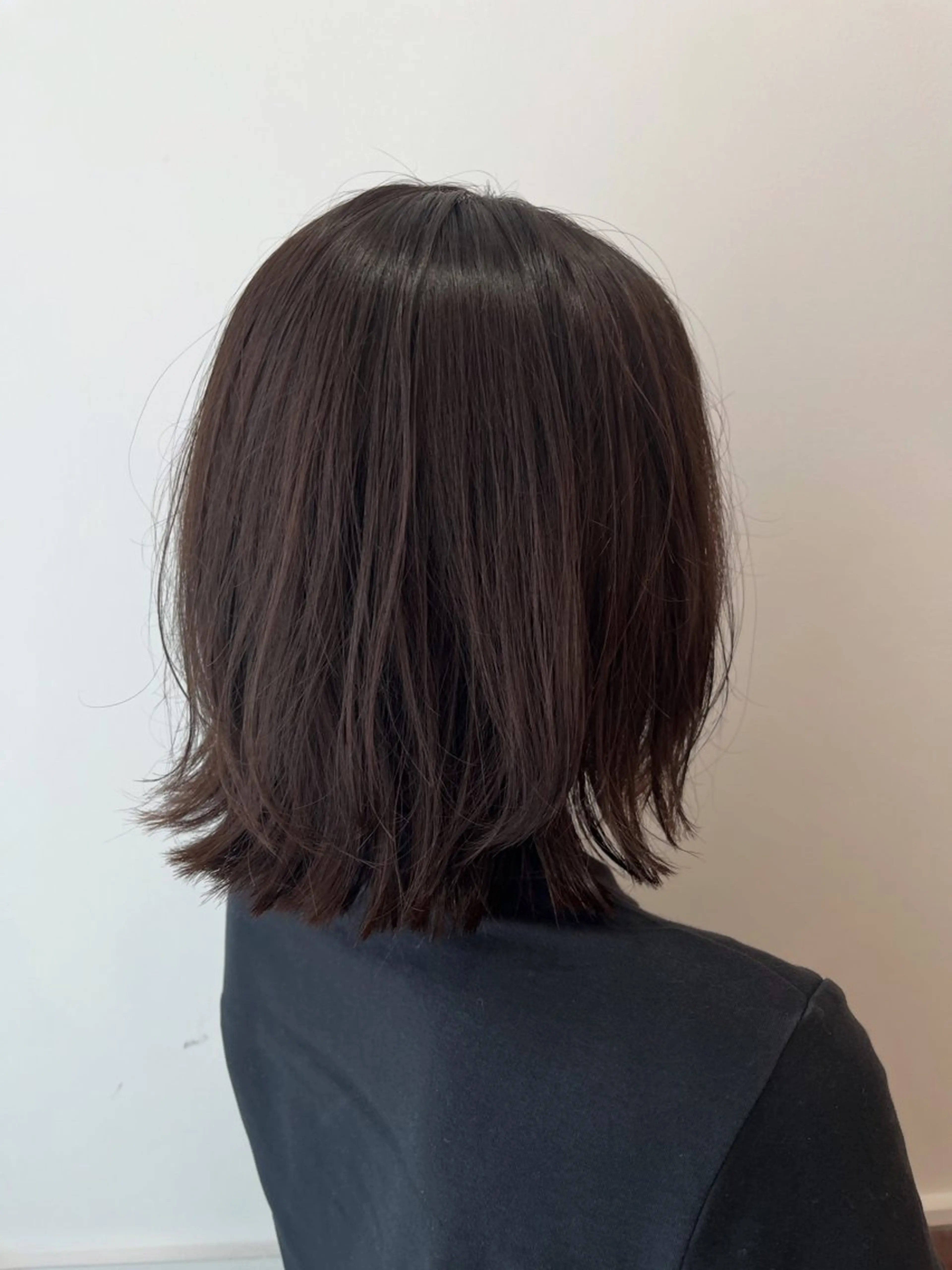 ミディアム カット トリートメント ボブ🍊暖色カラー 浅草【Bob美容師】のヘアスタイル