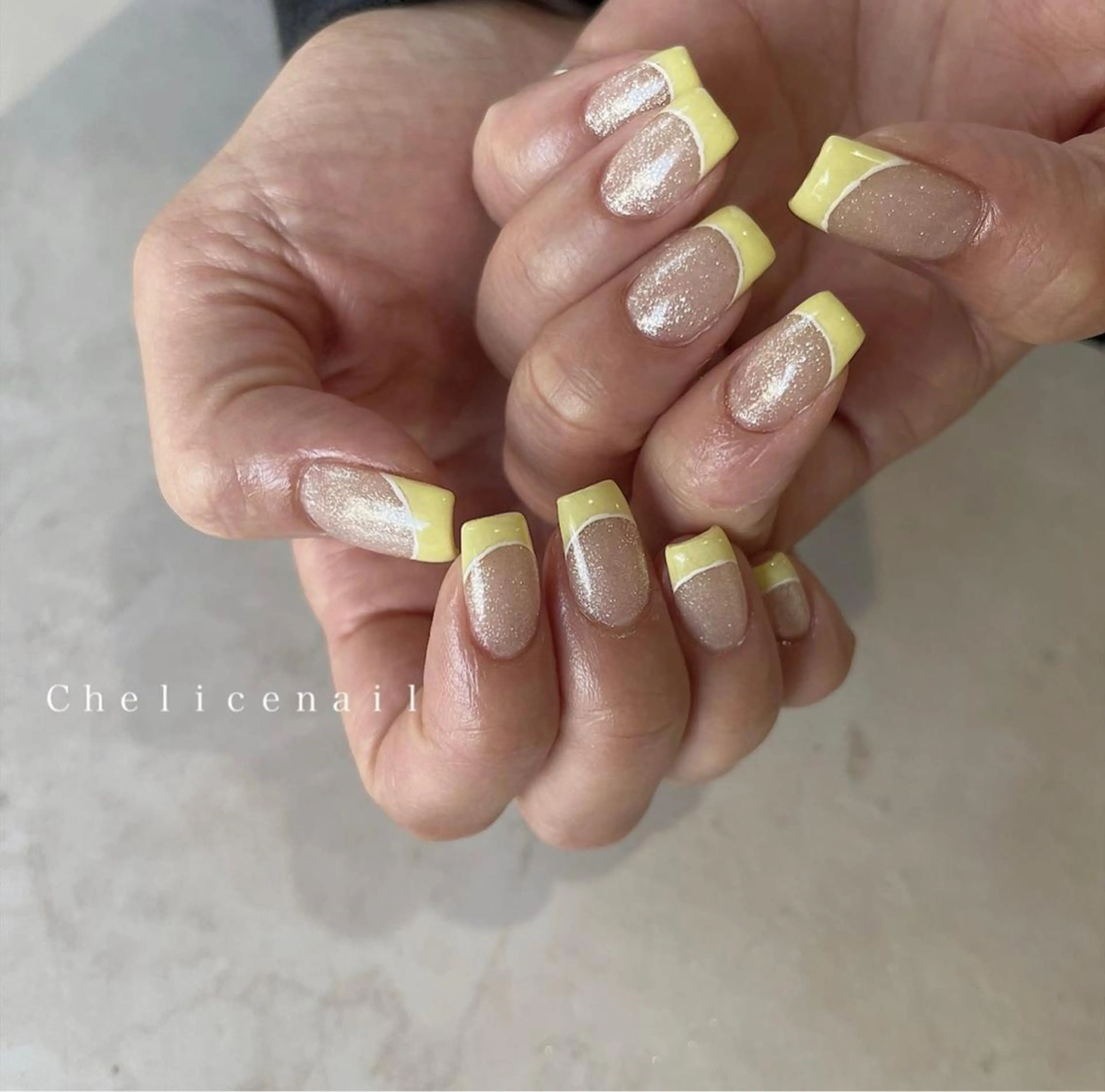 ネイル フレンチネイル Chelice nailのネイルデザイン