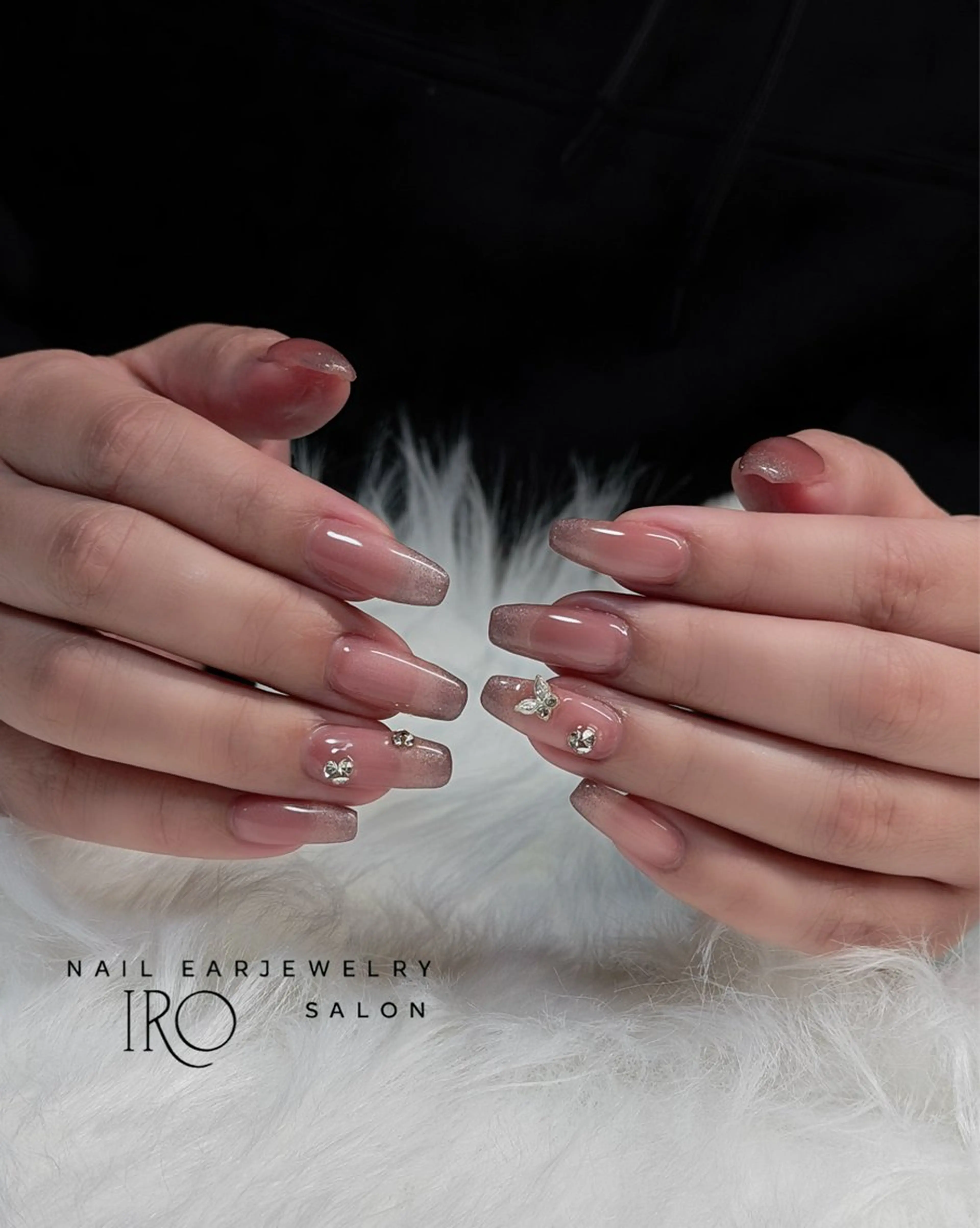 ネイル フラッシュネイル マグネットネイル ワンホンネイル ハンドネイル NAILSALON IROのネイルデザイン