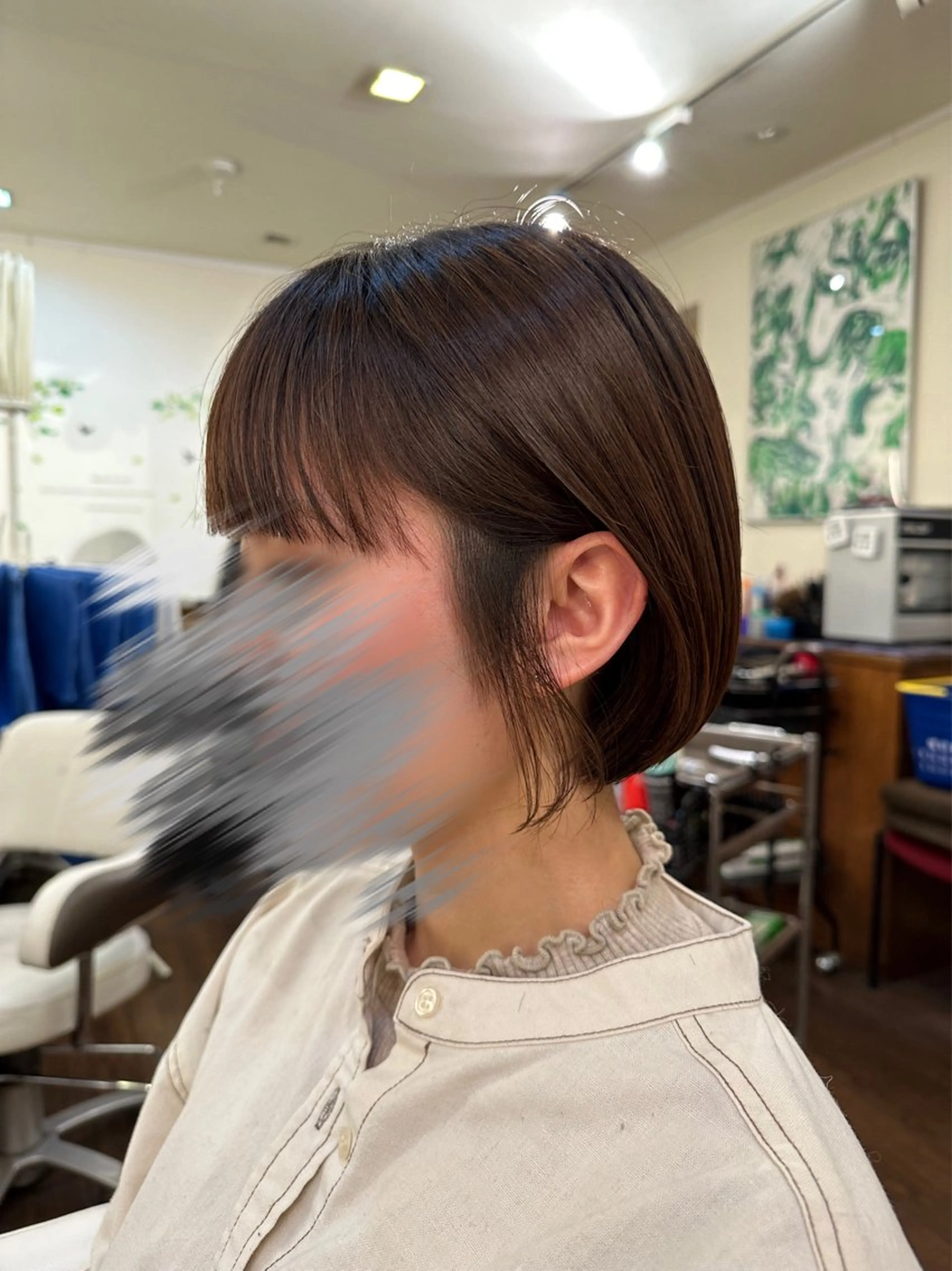 ショート ボブ ワイドバング BAROA中村橋所属・濱野 黎士のヘアスタイル