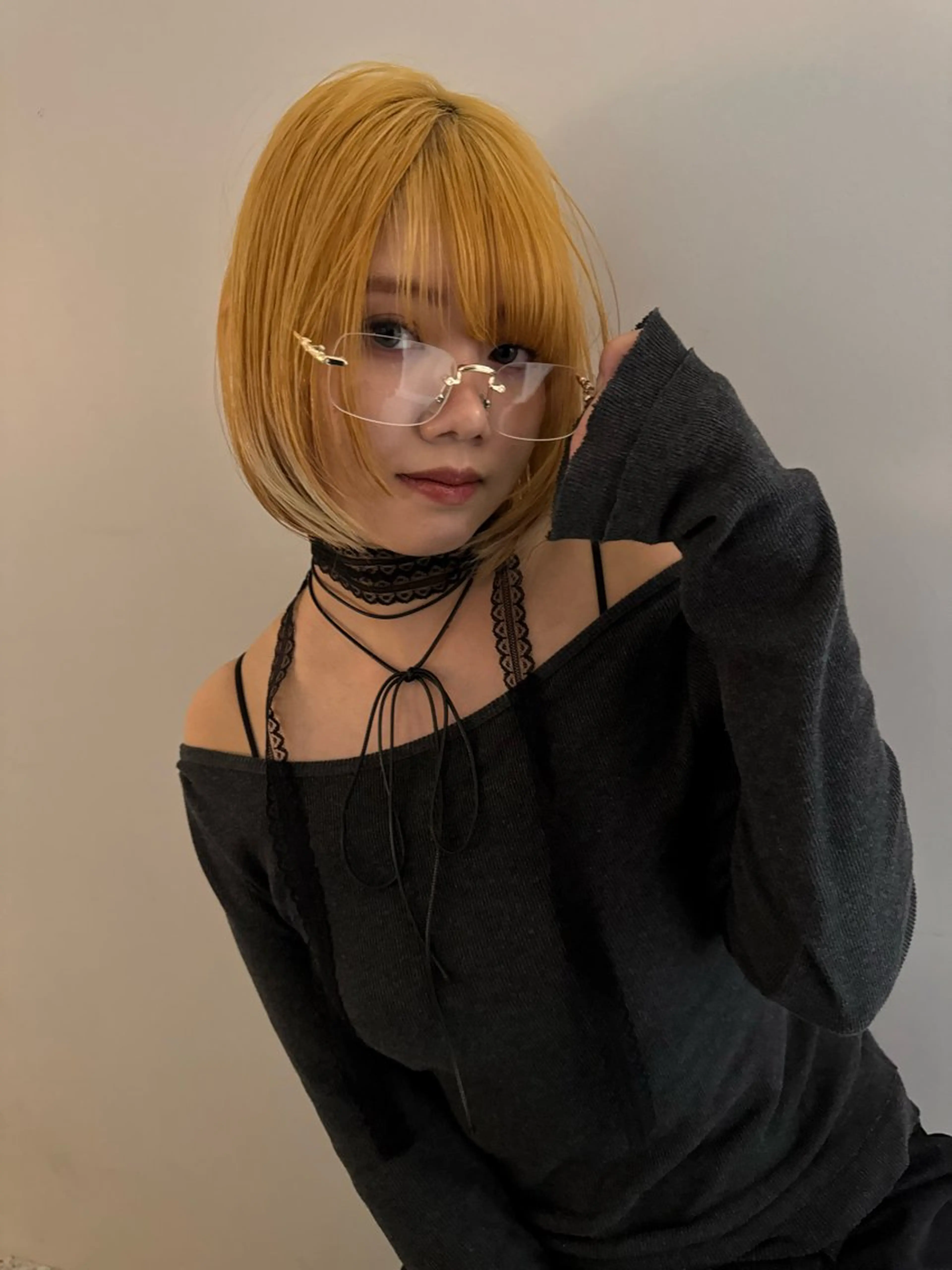 ミディアム カラー ヘアカラー ROSTAR セイゴのヘアスタイル