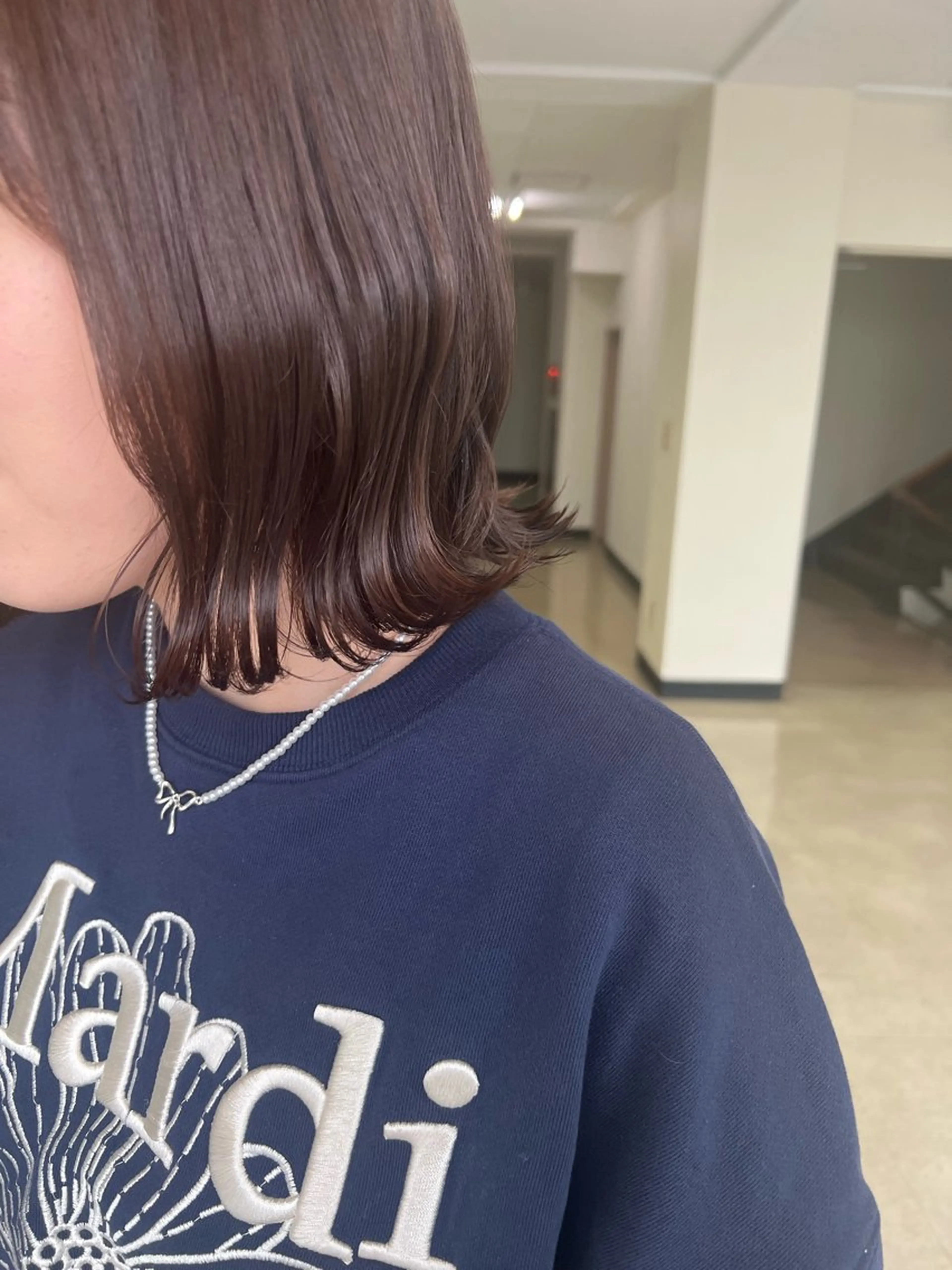ミディアム カット ヘアカラー ヘッドスパ ヤマダレナ/個室/ 透明感艶カラー😽✨のヘアスタイル