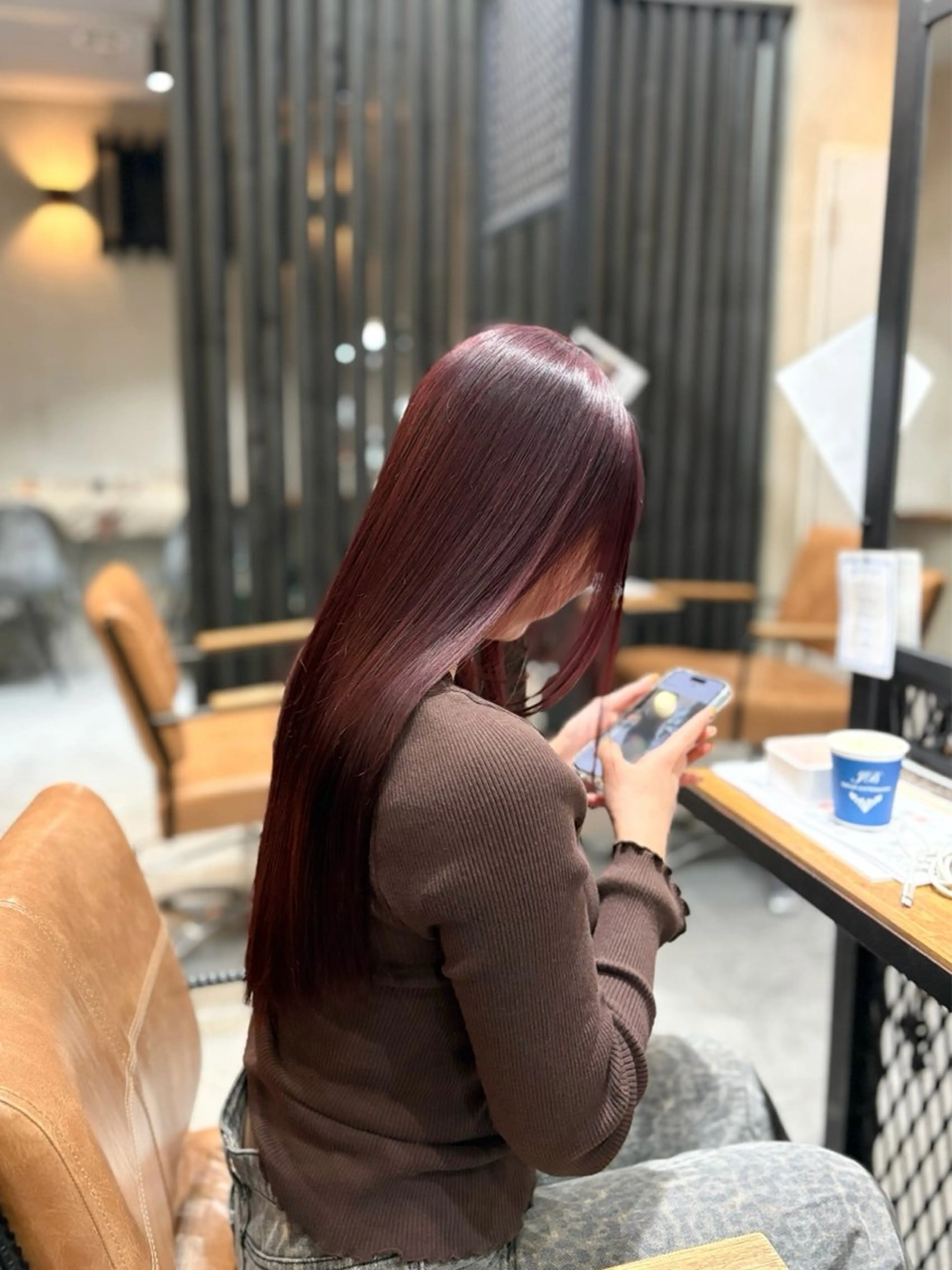 ロング カット ヘアカラー トリートメント SHIAN八王子所属・SHIAN 八王子 🍑すずかのヘアスタイル