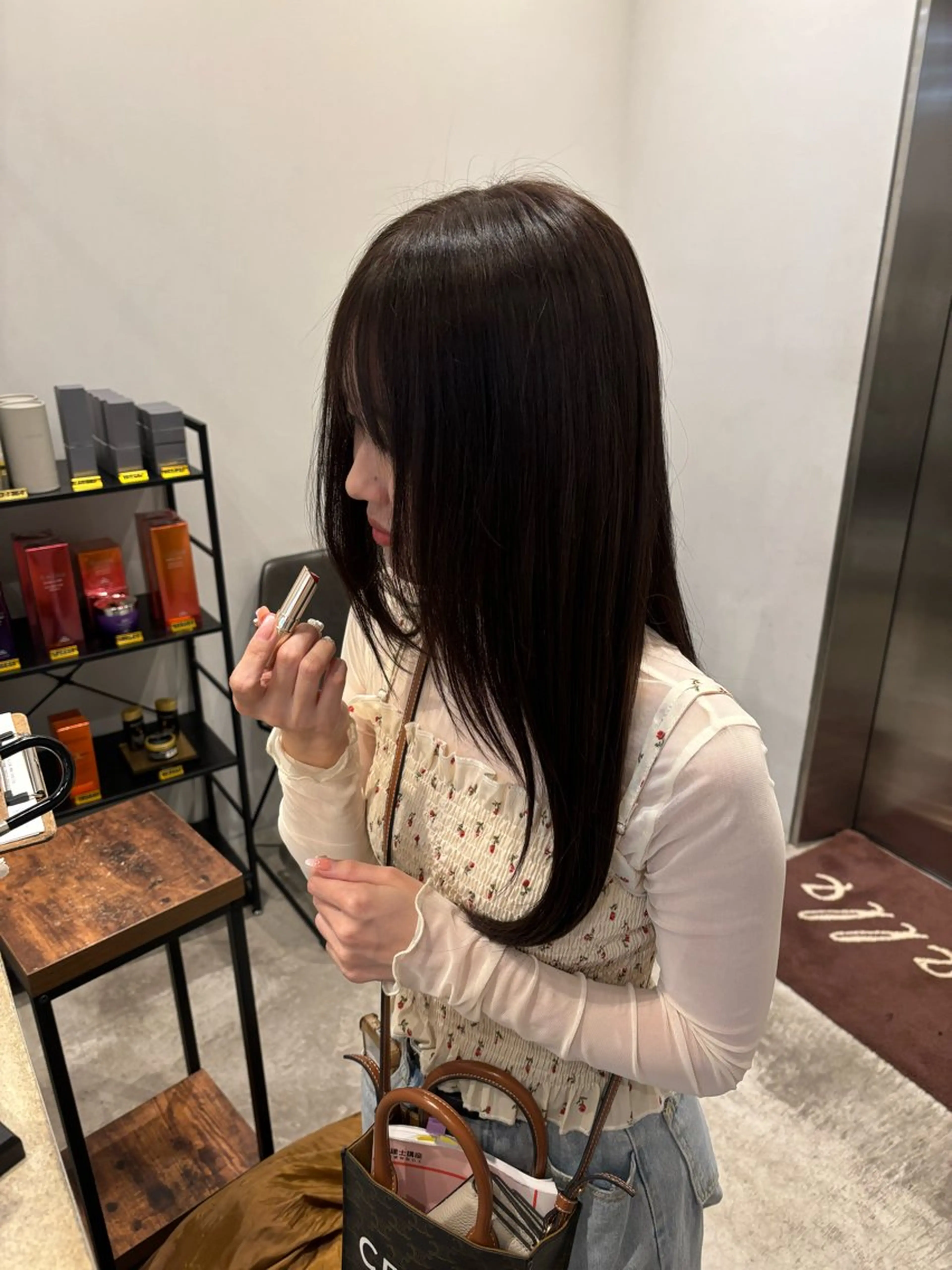 ロング カラー ヘアカラー トリートメント メンズパーマ✨️/ 縮毛カラー🫧あきはのヘアスタイル