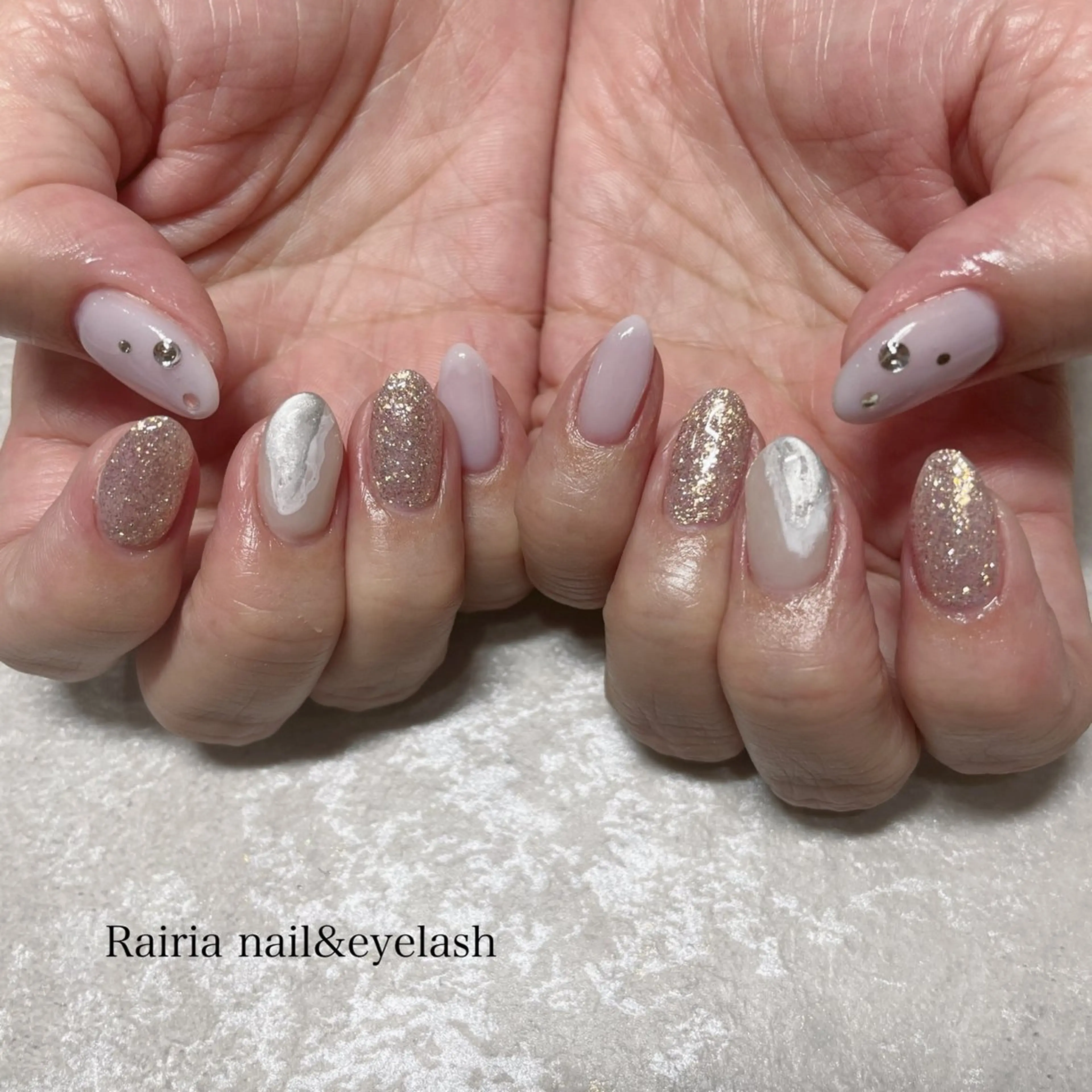 ネイル 持ち込み ハンドネイル Rairia nail&eyelash小岩店所属・Rairianail 小岩店のネイルデザイン