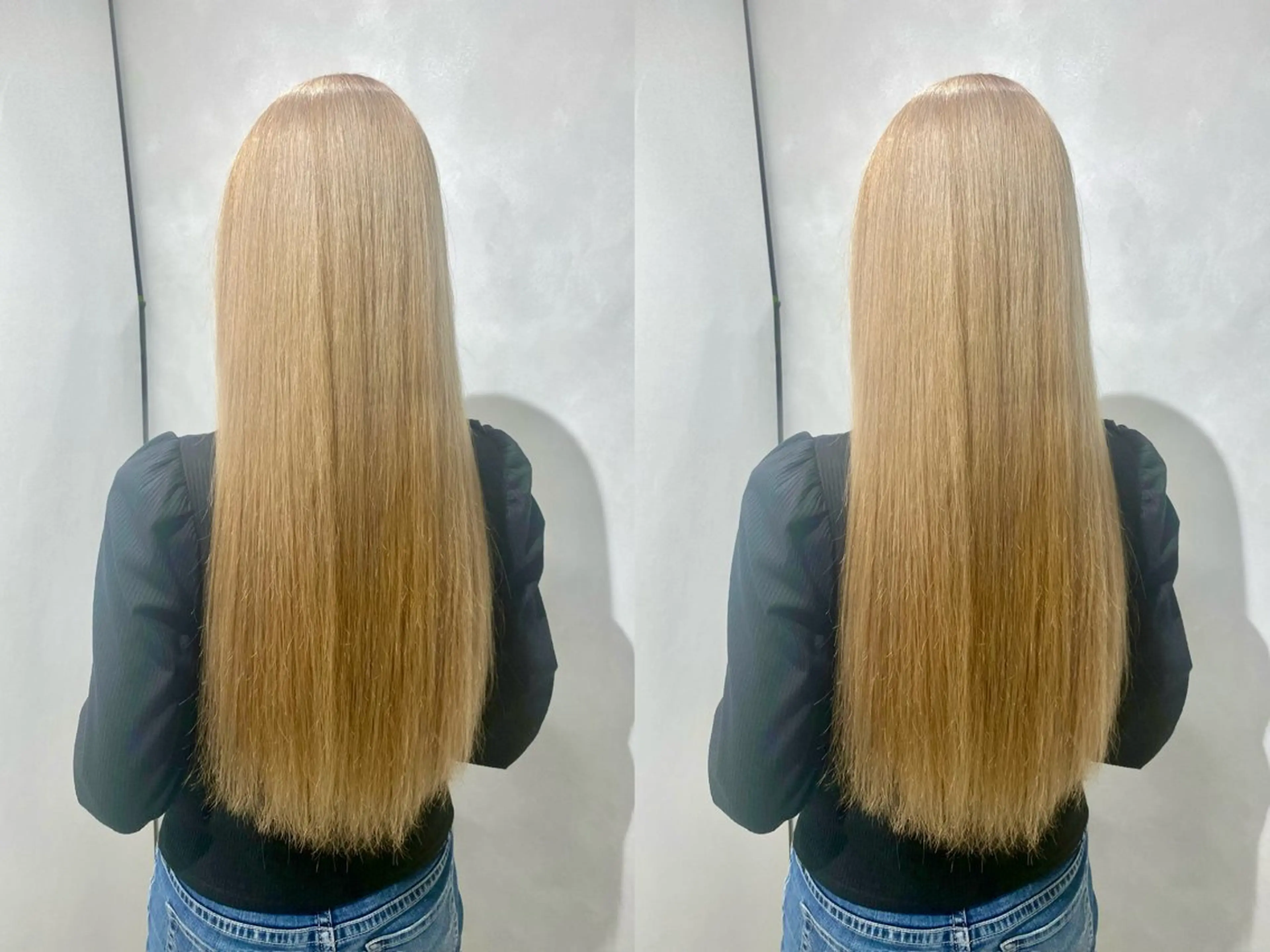 ロング カラー ブリーチ 髪質改善/縮毛矯正 レイヤー/松川匠のヘアスタイル