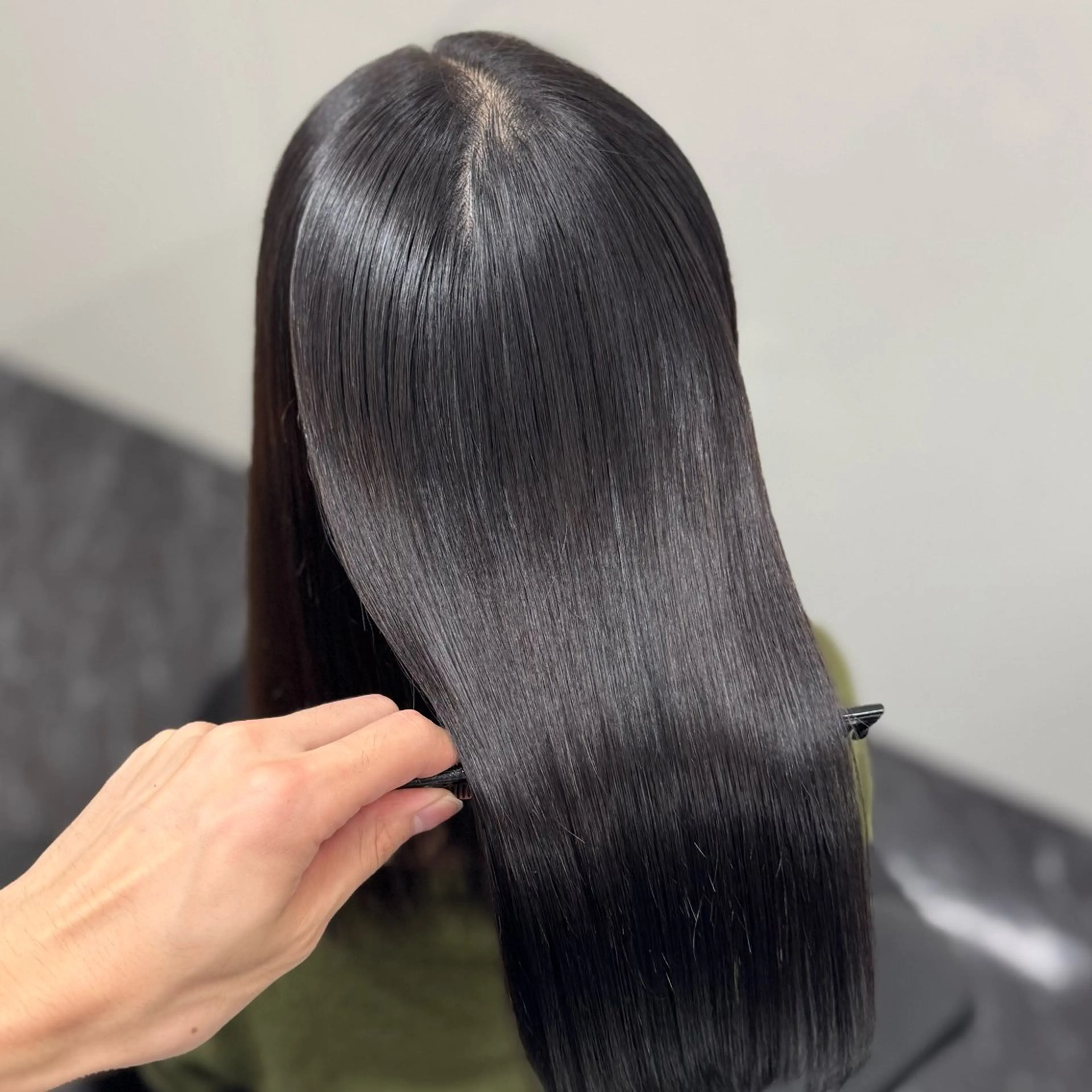 パーマ 髪質改善 縮毛矯正 縮毛矯正 ヘアセット ブリーチなし Ⅰ 髪質改善カラーのヘアスタイル