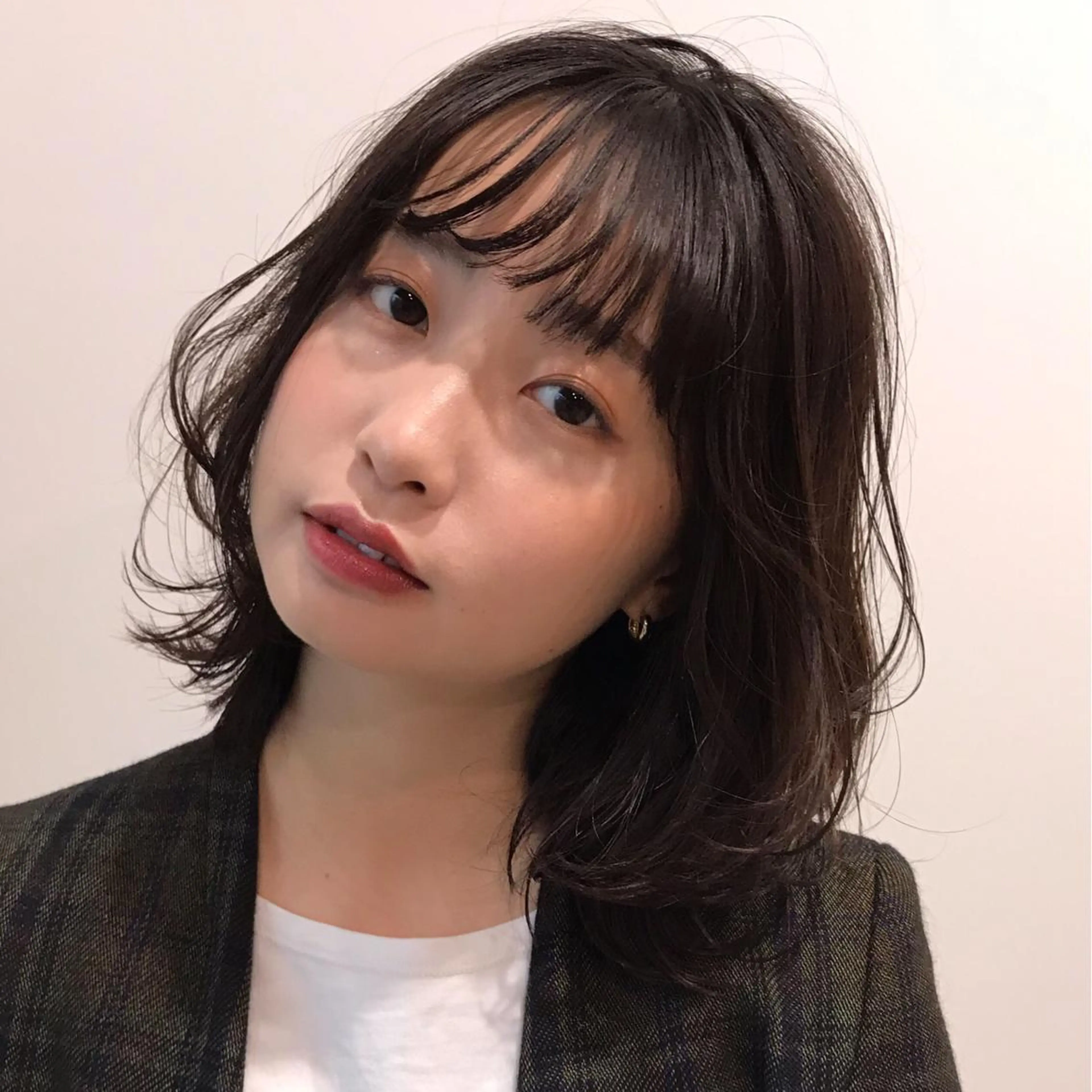 ミディアム レイヤー/髪質改善 渡邉【日吉美容室】のヘアスタイル