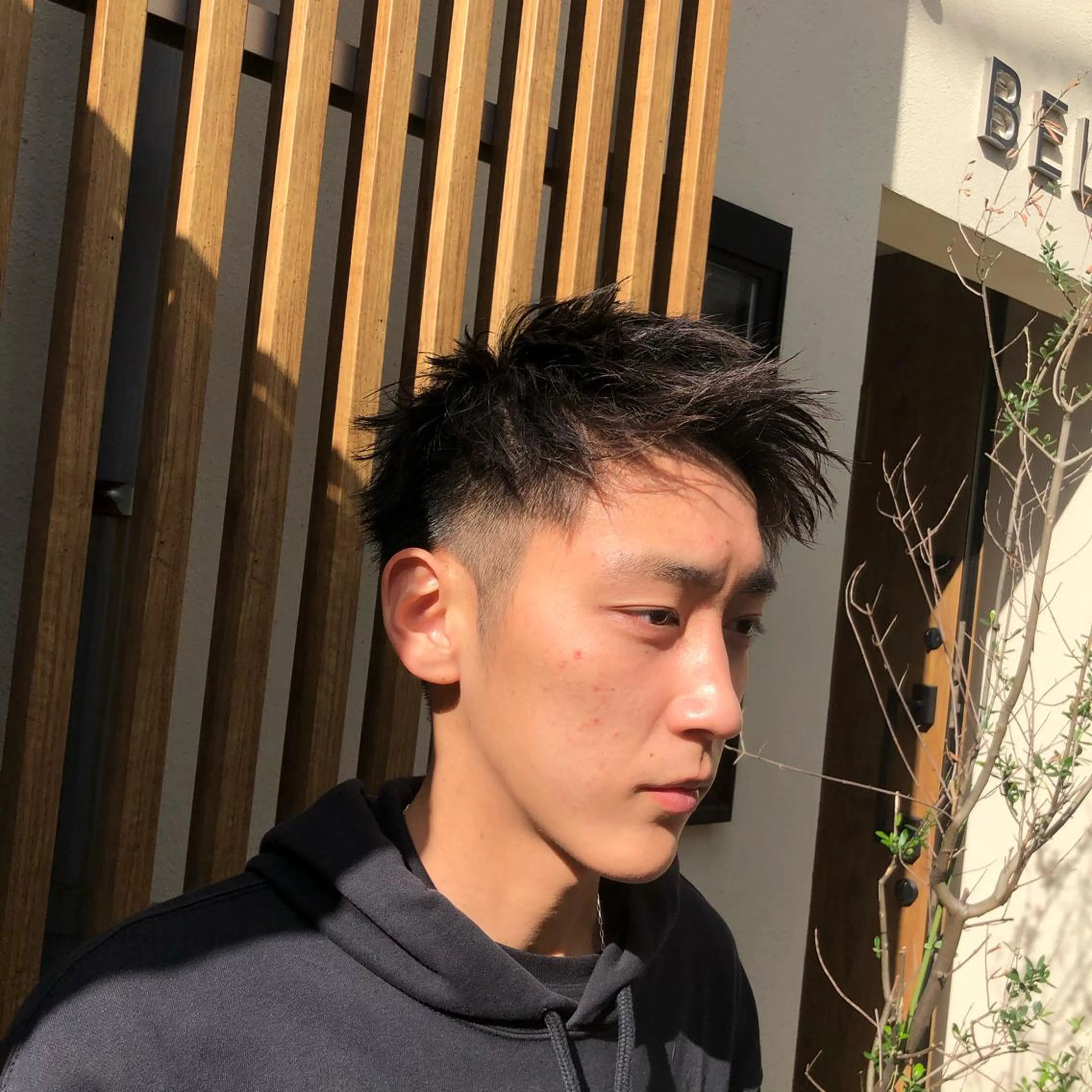 メンズ 刈り上げ BELO福島所属・ツイストスパイラル 成林康平のヘアスタイル