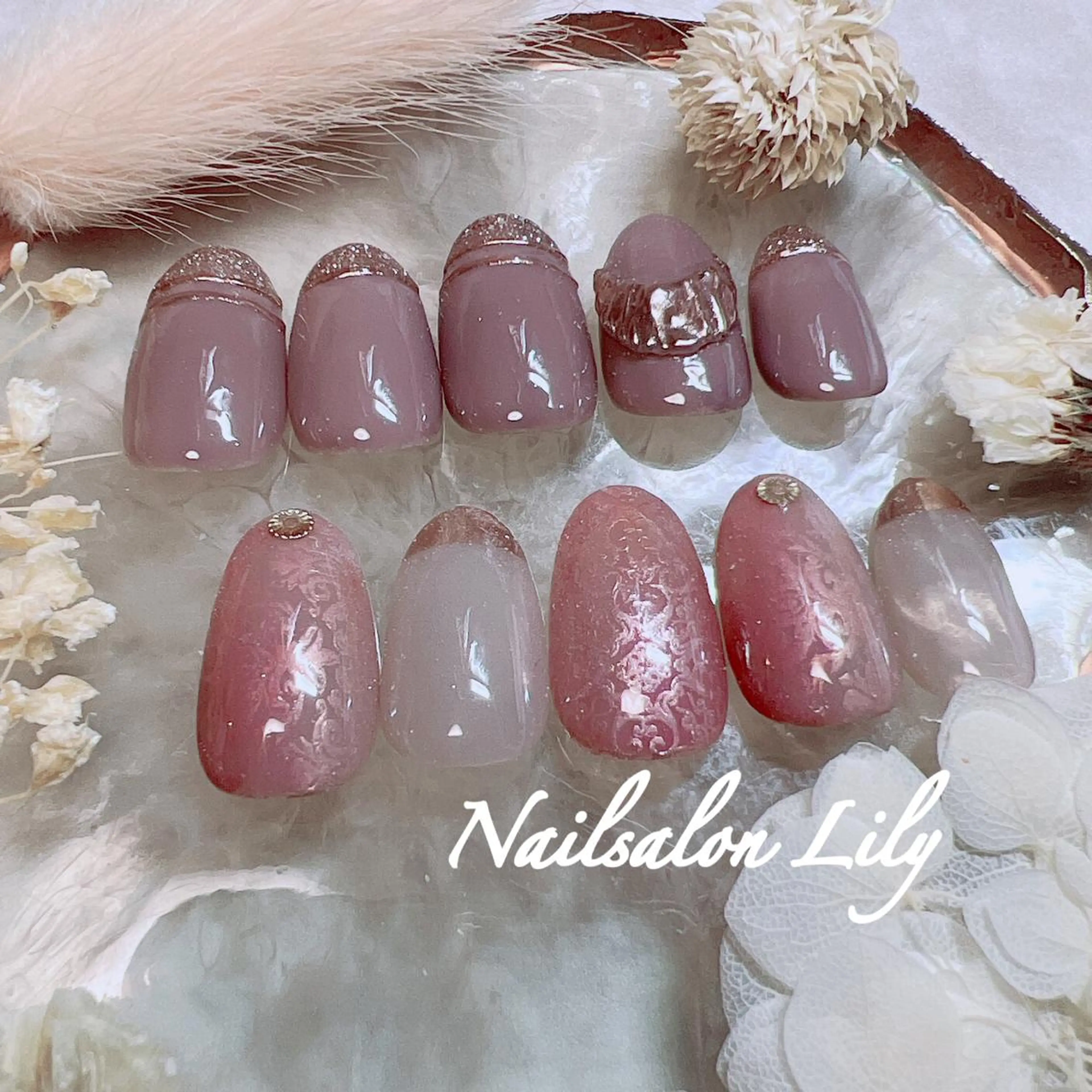 ネイル ハンドネイル Nailsalon Lilyのネイルデザイン