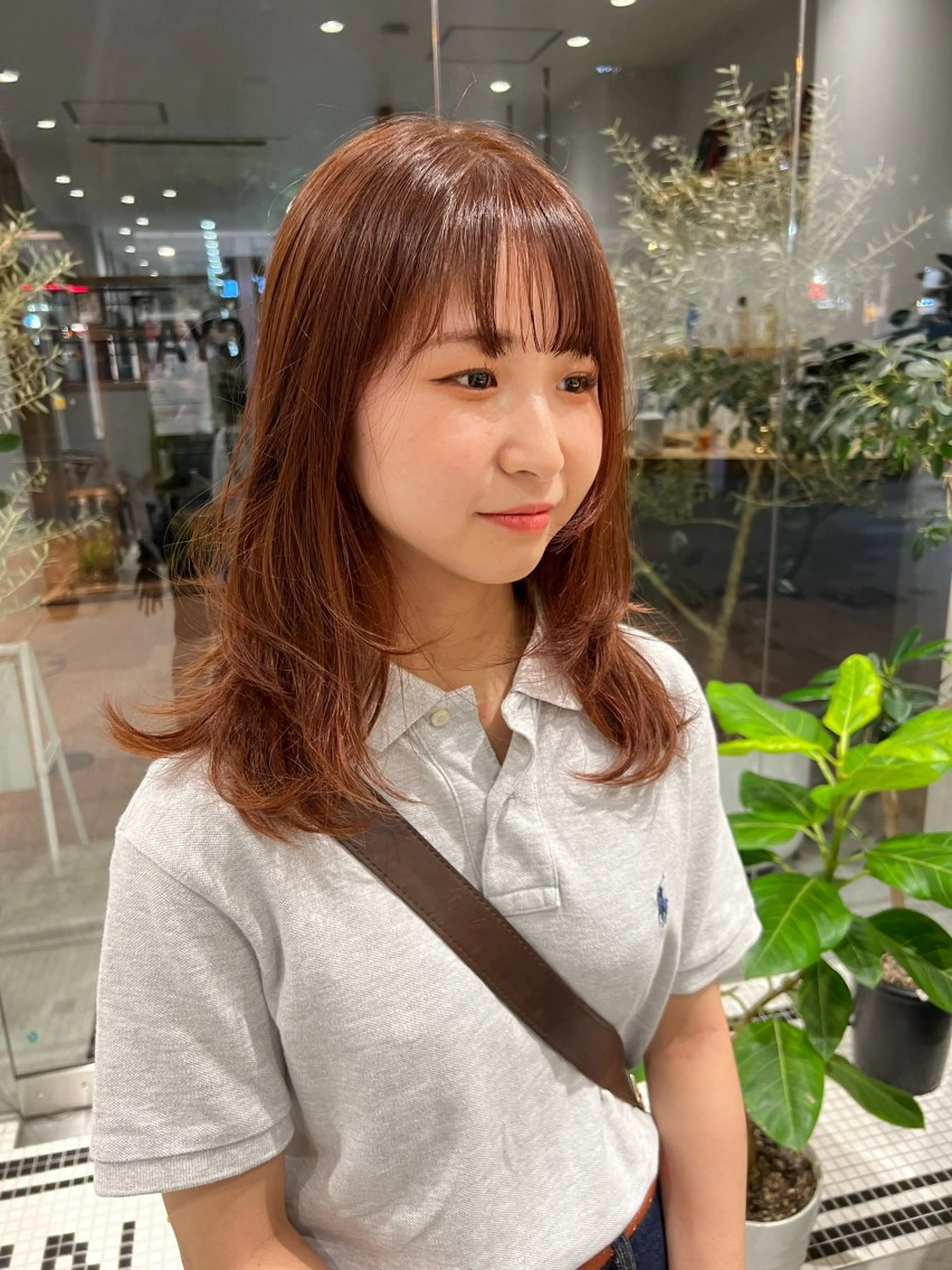 セミロング カット パーマ パーマ/名古屋パーマ / コデラ ナナホのヘアスタイル