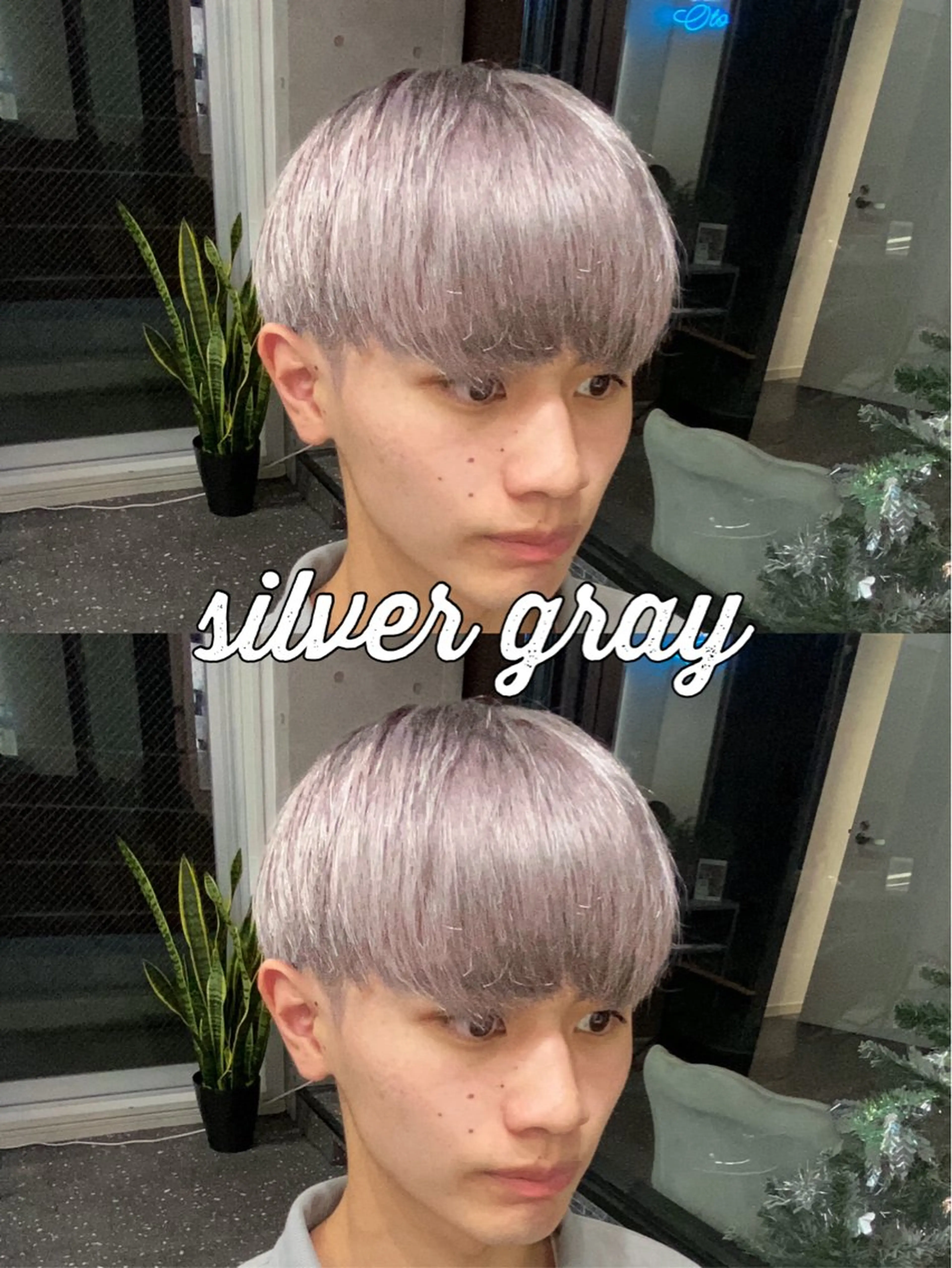 カラー パーマ/ダブルカラー ブリーチ⭐️海斗のヘアスタイル