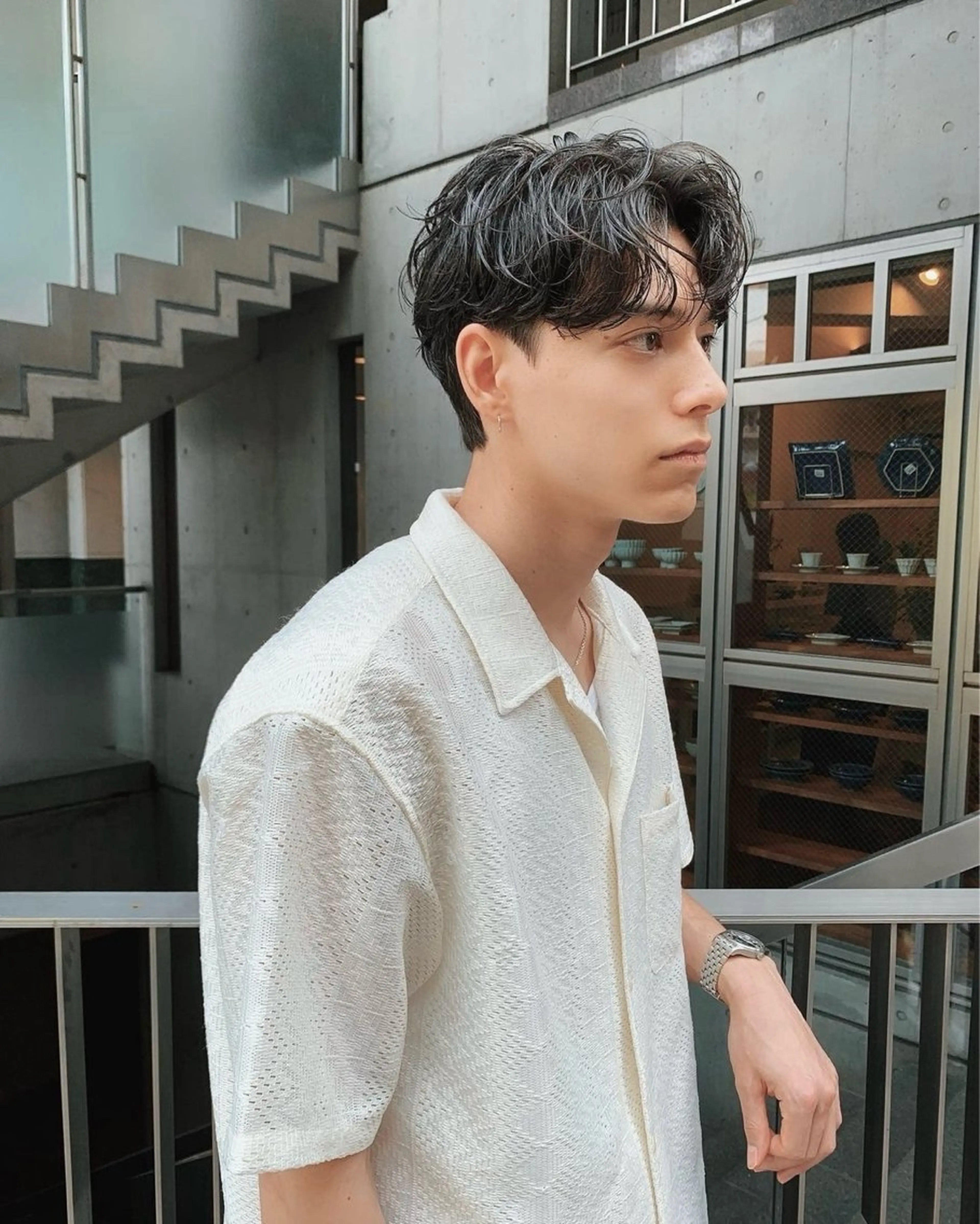 パーマ メンズ カット パーマ hinako 🍒のヘアスタイル