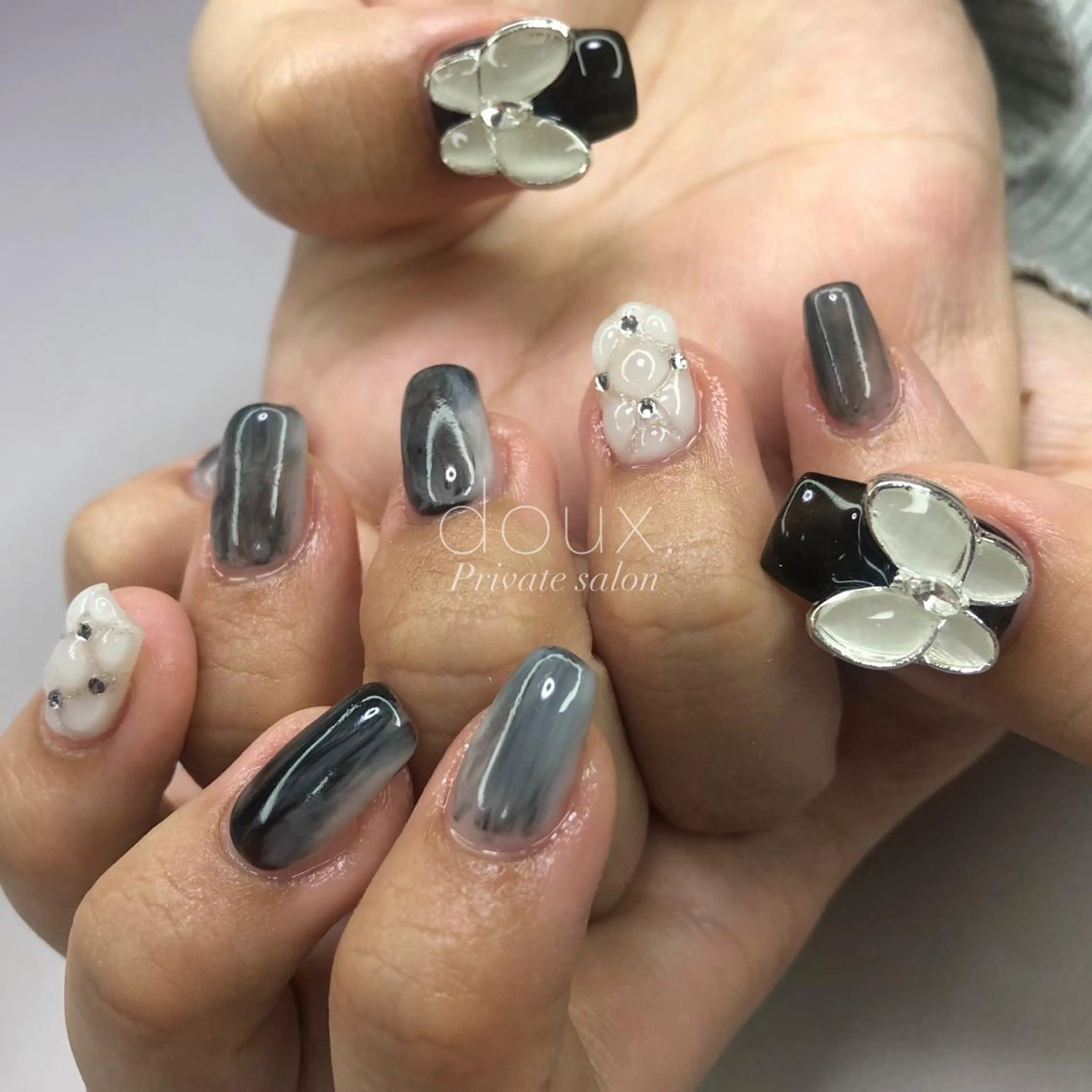 ネイル 長さ出し doux. nailのネイルデザイン