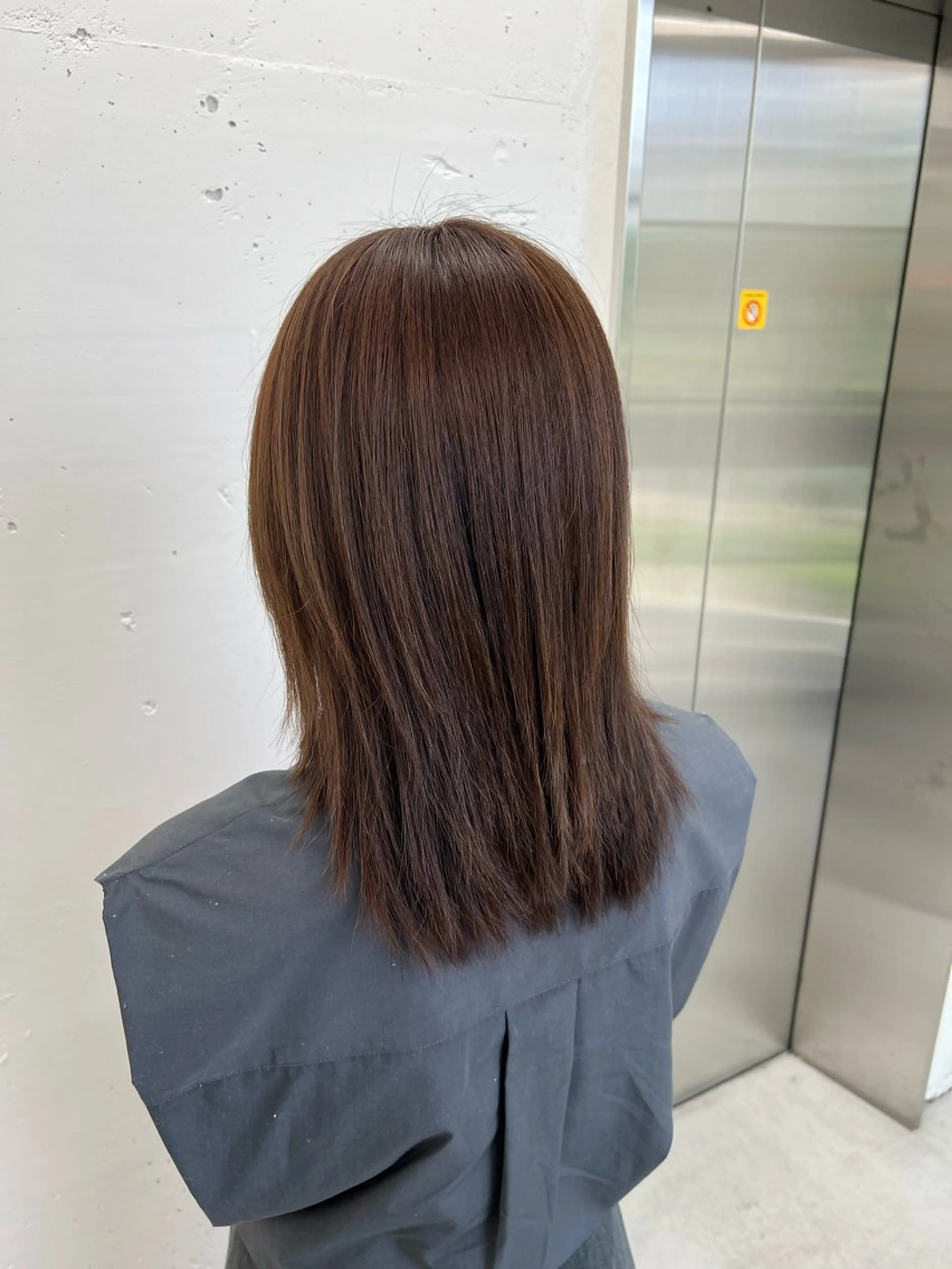 ミディアム カラー ブラウンカラー 透明感カラー ヘアカラー あすか JILLSTUDIOのヘアスタイル