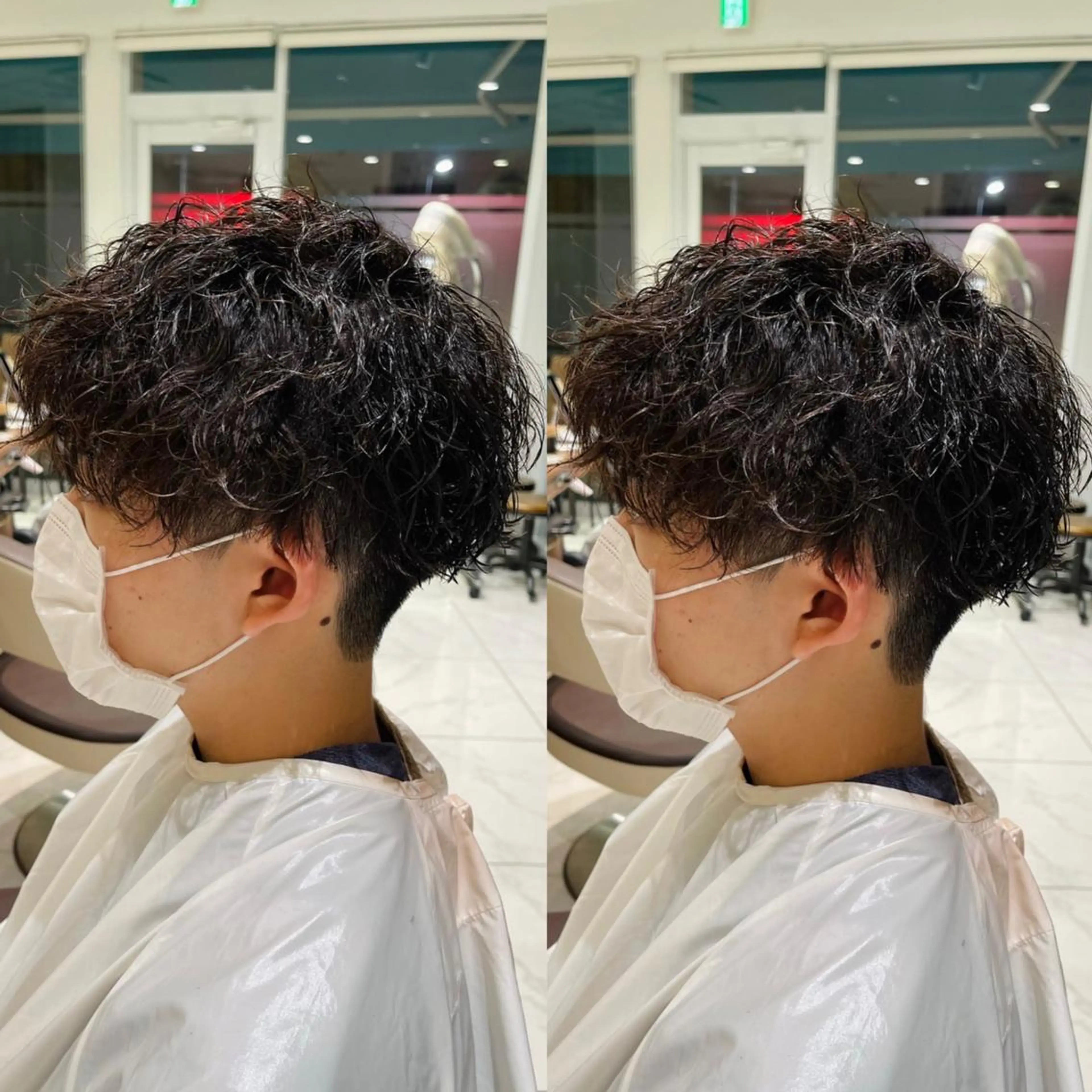 ショート パーマ ヘアアレンジ メンズ ネイル マツエク・マツパ アイブロウ 盛れる韓国ヘア♡ 🌻鈴木花🌈のヘアスタイル