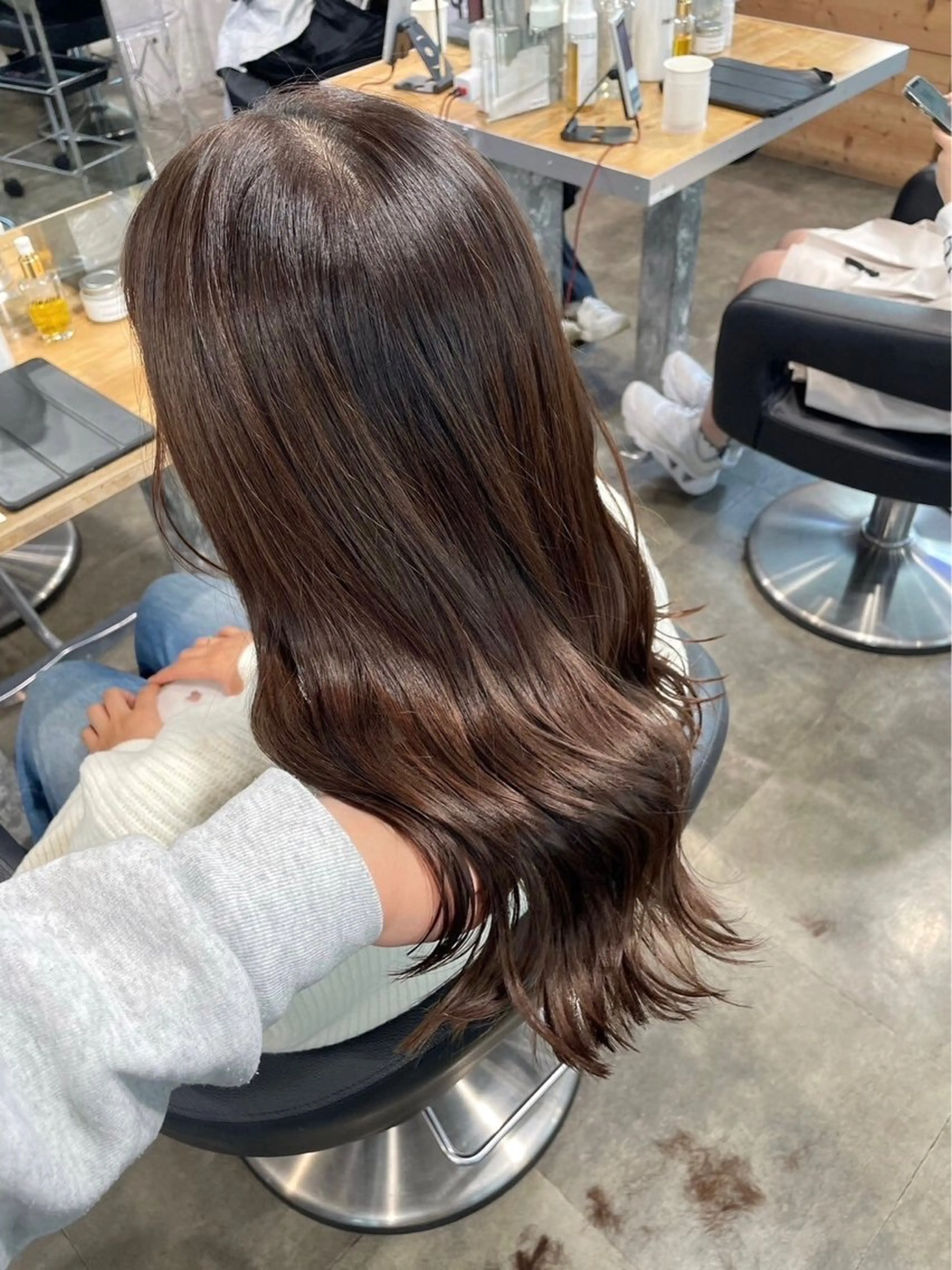 カラー ブリーチ ダブルカラー ブリーチなしカラー 髪質改善 透明感ベージュ🤎 manami👒🌿のヘアスタイル