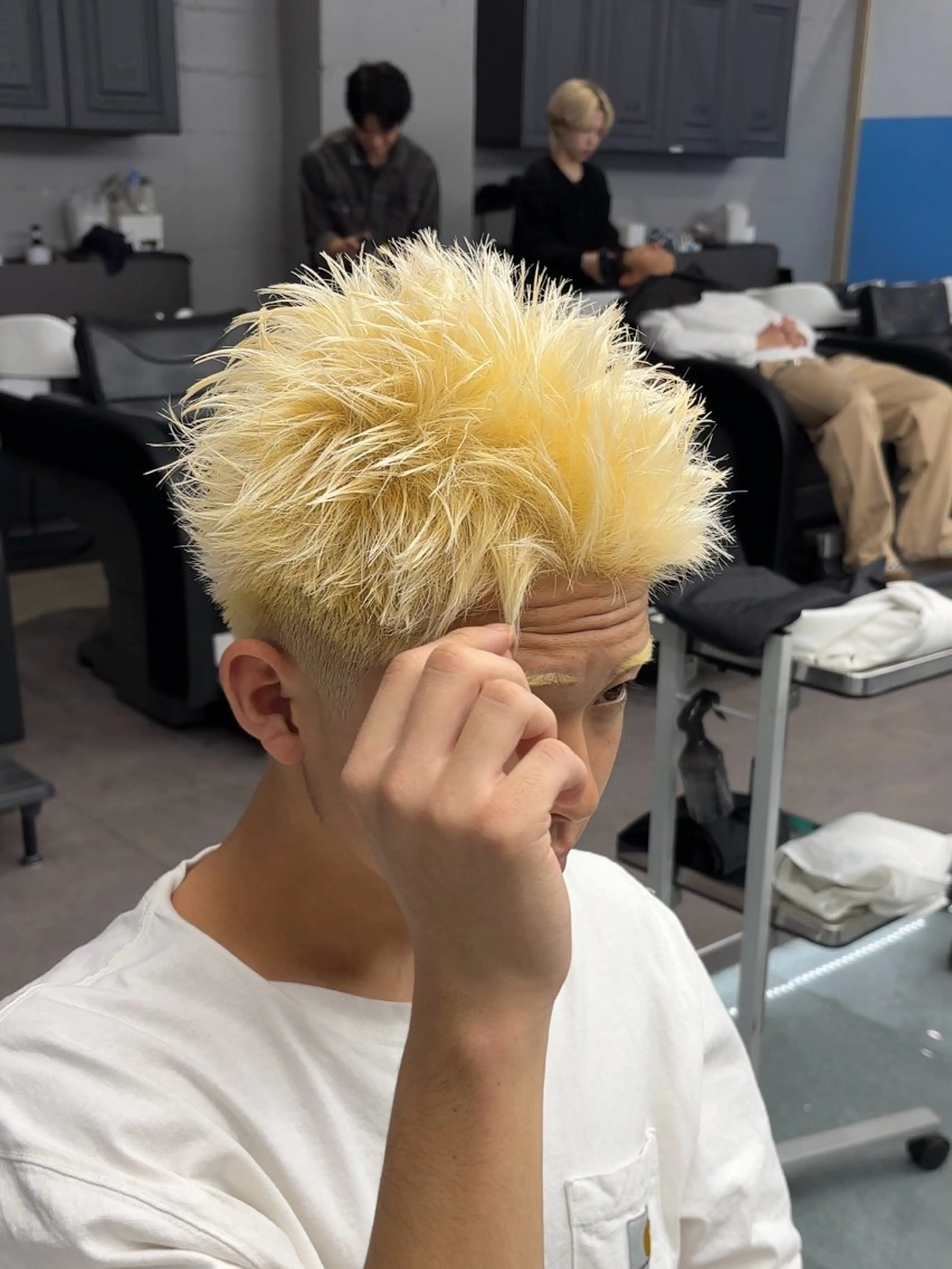 ショート カラー メンズ カット ヘアカラー ⚜️メンズ 特化Towa⚜️のヘアスタイル