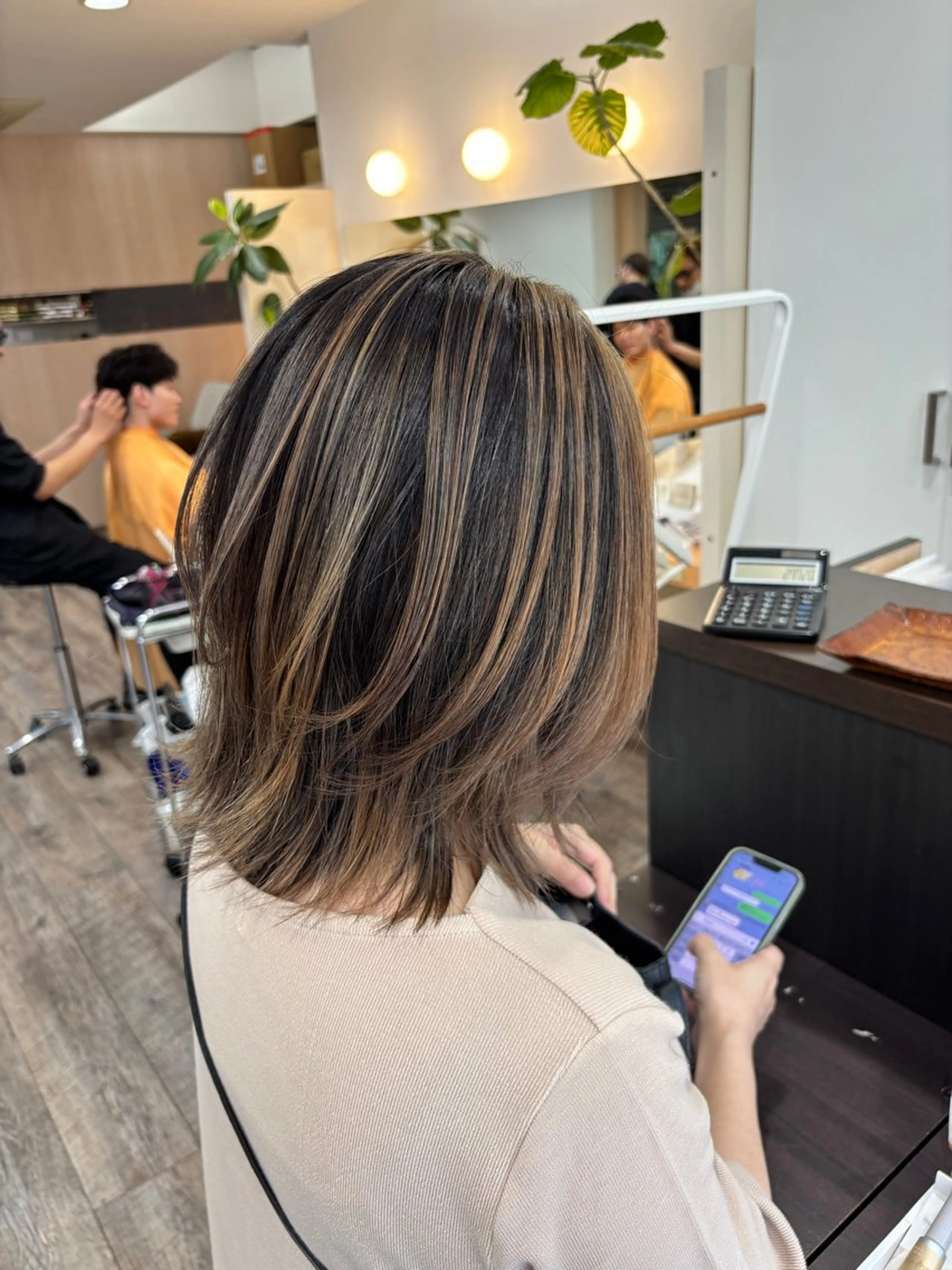 ミディアム 森戸 崇人のヘアスタイル