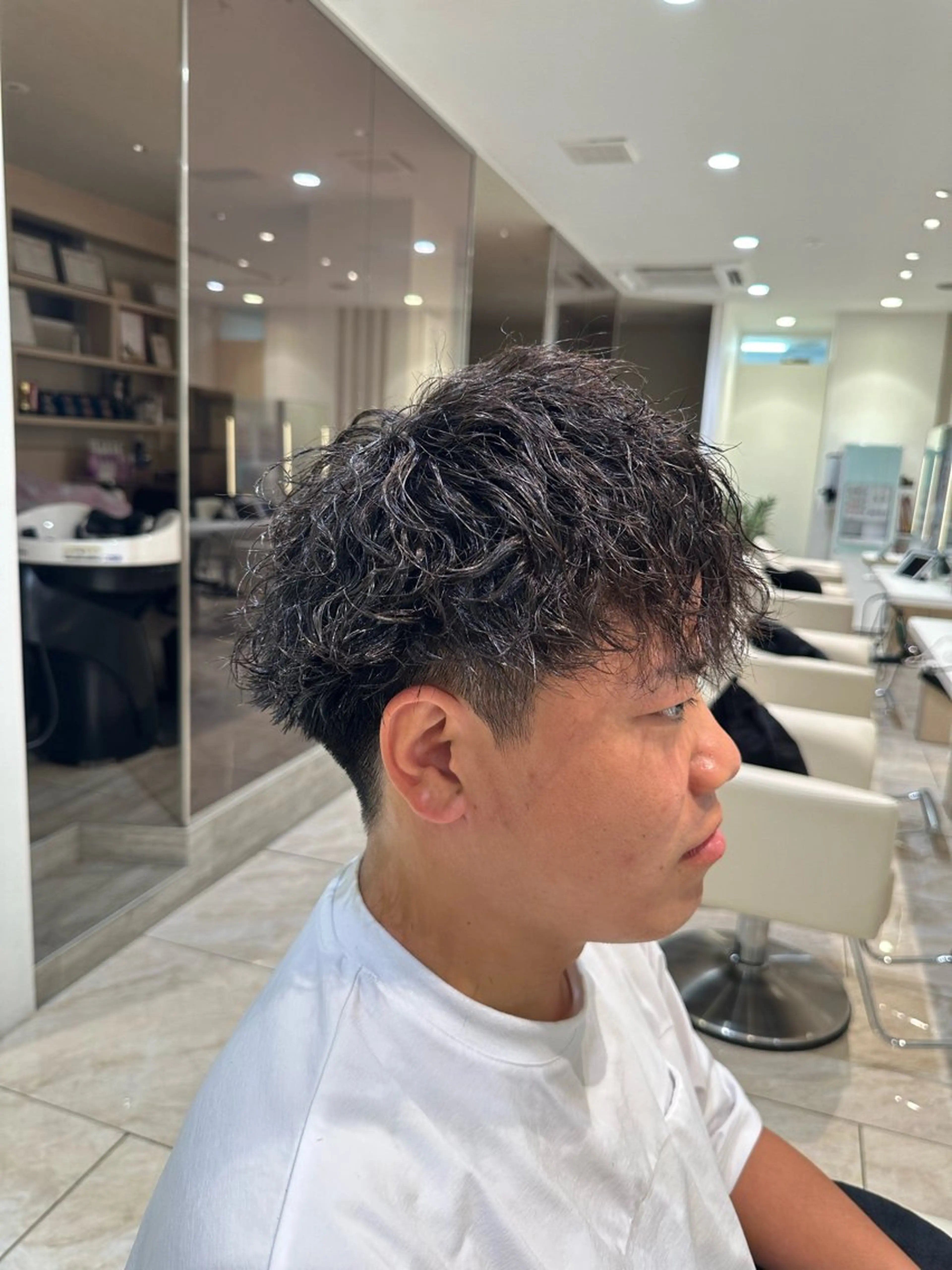 パーマ メンズ 波巻パーマ/毛流れ パーマ☘️りゅうせいのヘアスタイル