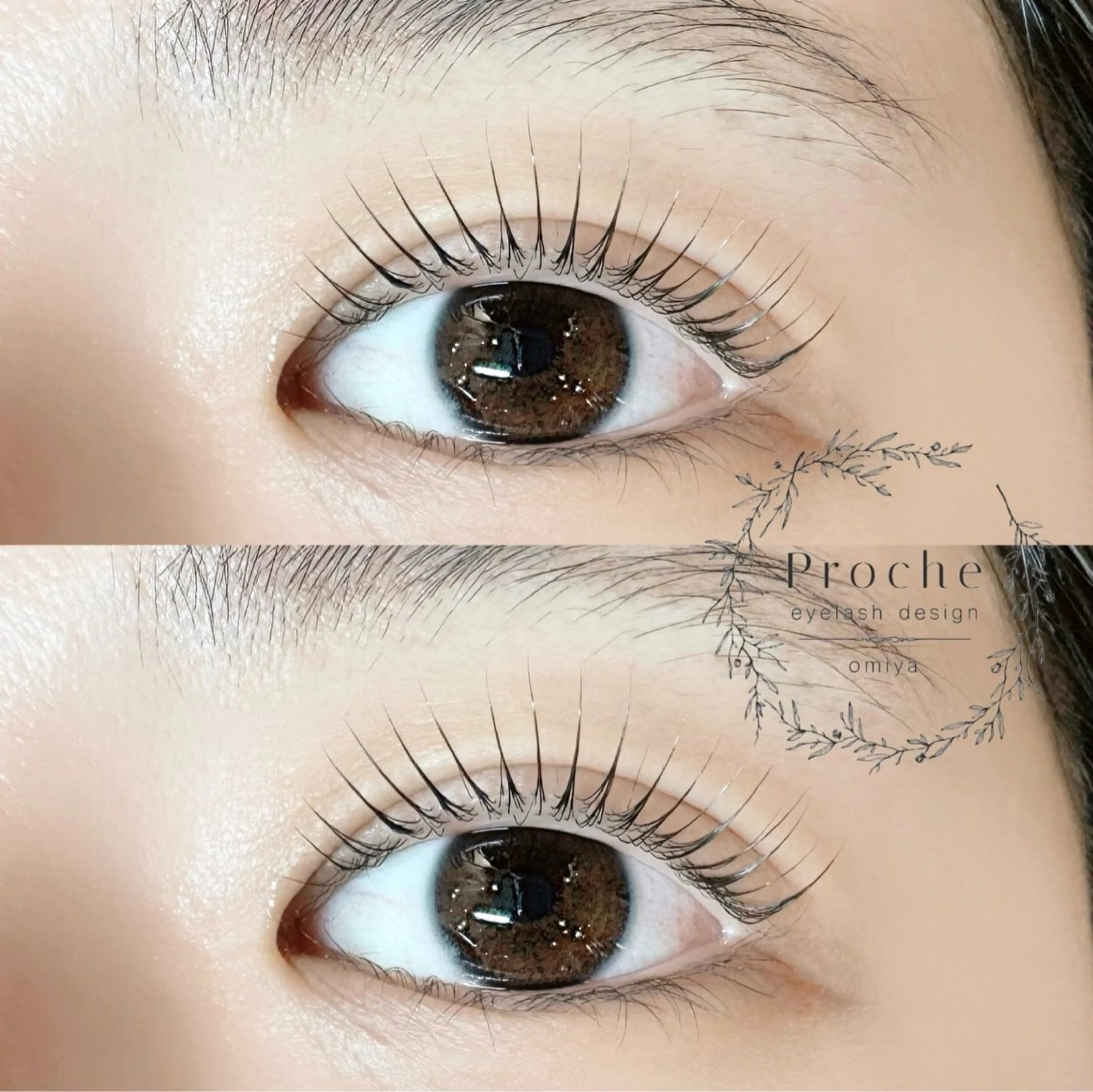 マツエク・マツパ Proche makikoのマツエク・マツパデザイン