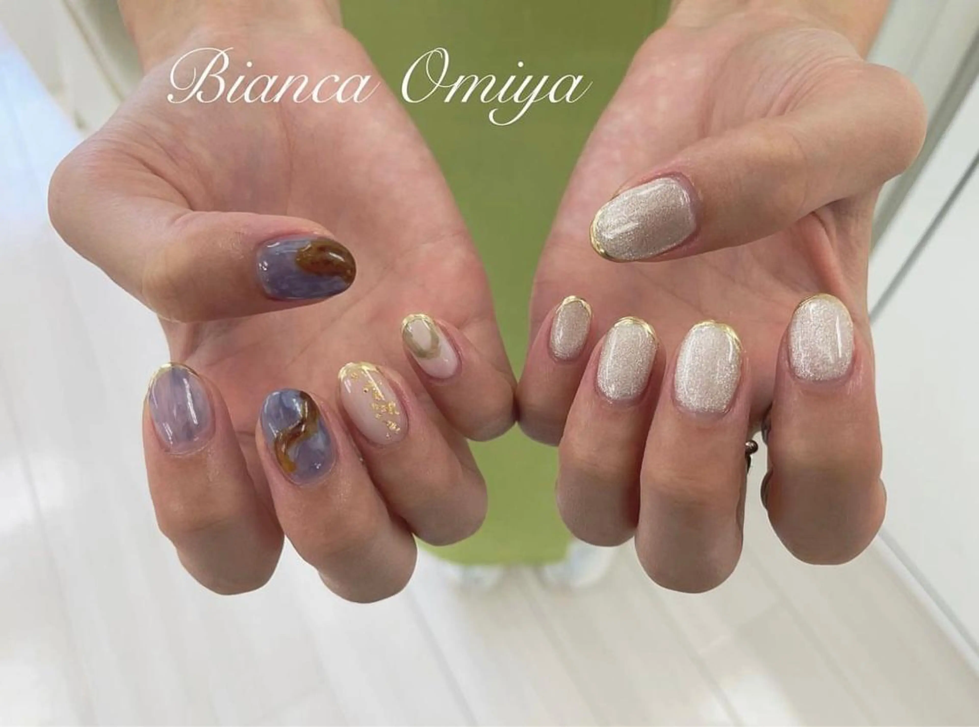 ネイル ハンドネイル 岩松 沙耶のネイルデザイン