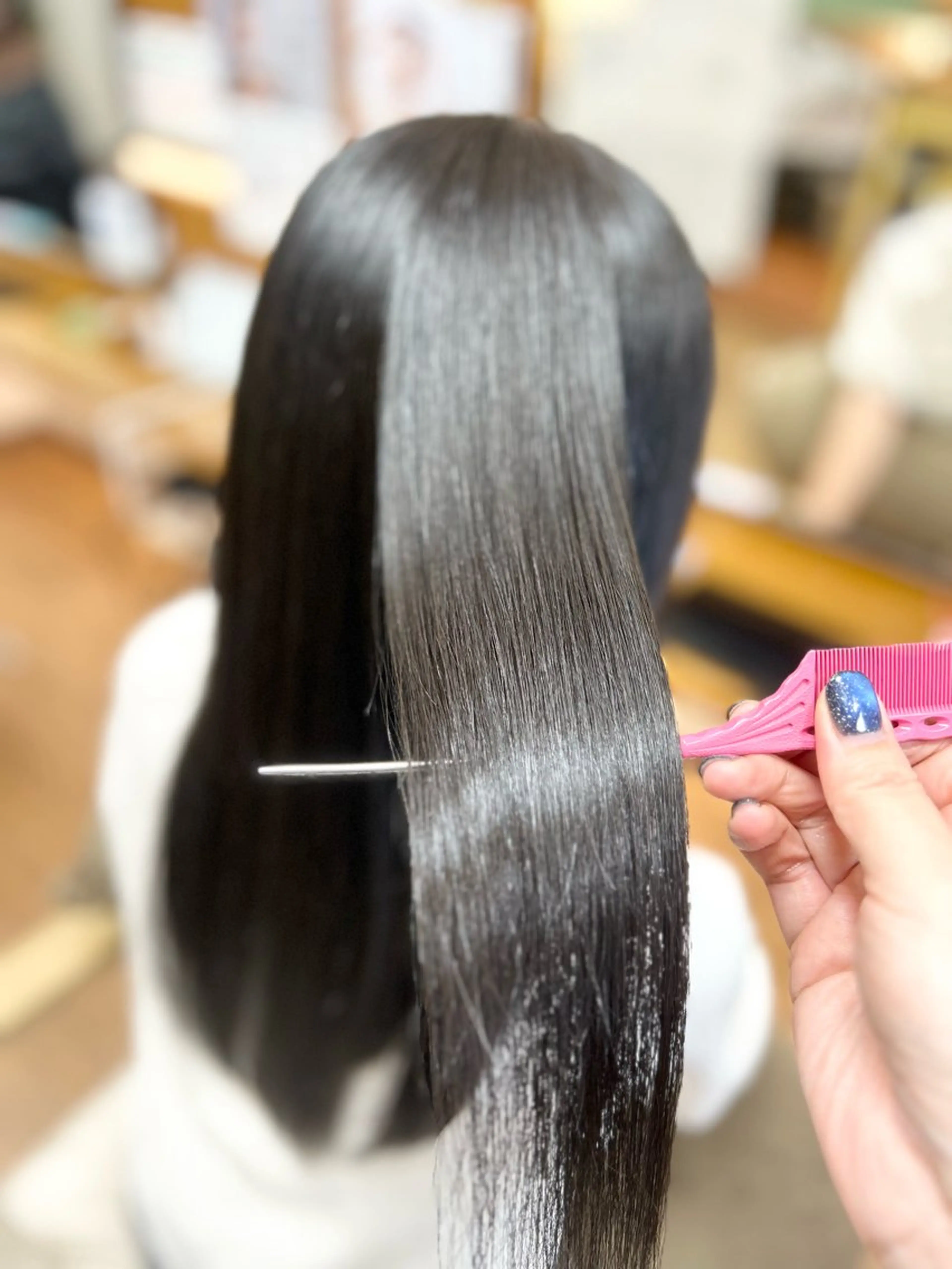 ロング 神谷 千明のヘアスタイル