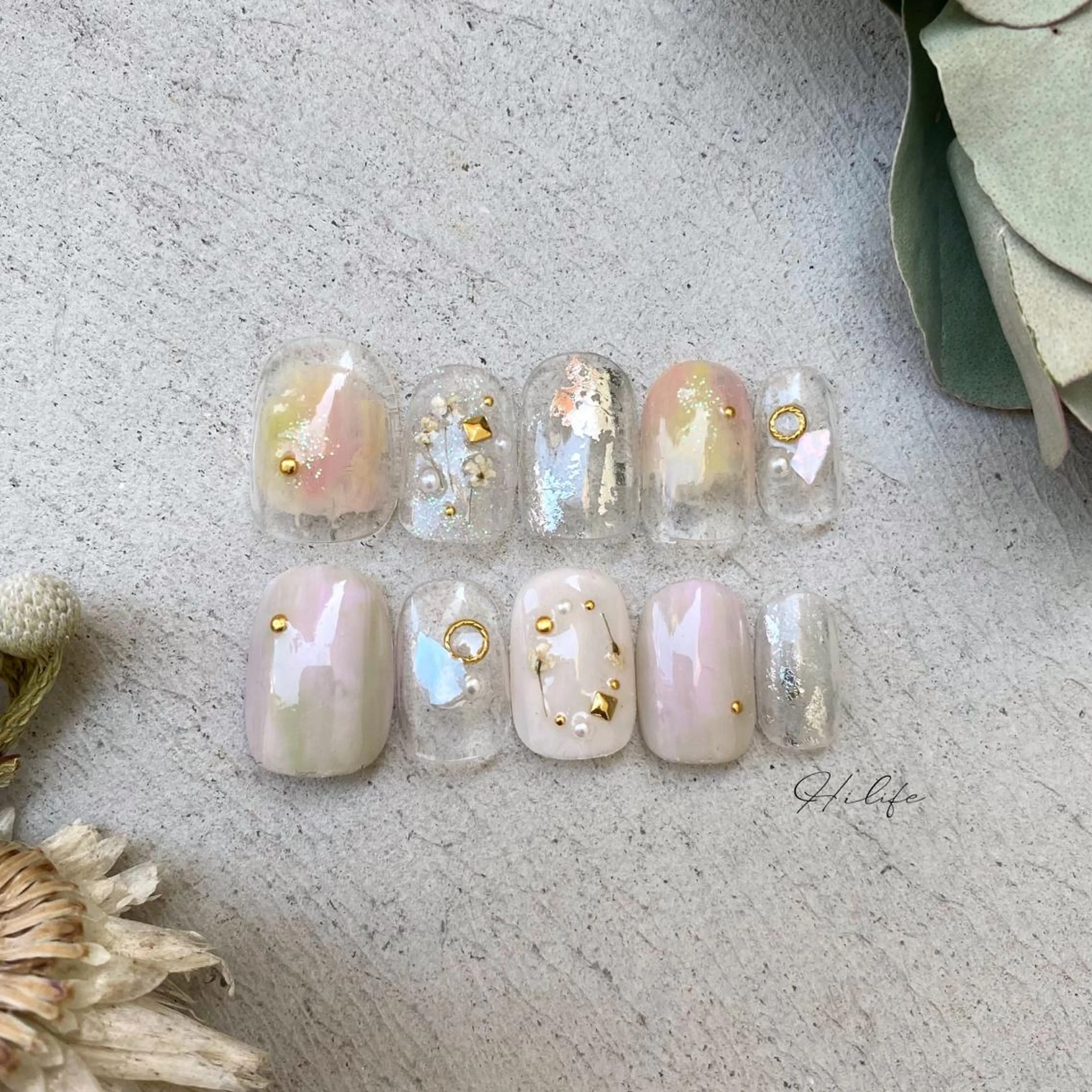 ネイル シンプルネイル ネイルチップ ハンドネイル Nail Adore.のネイルデザイン