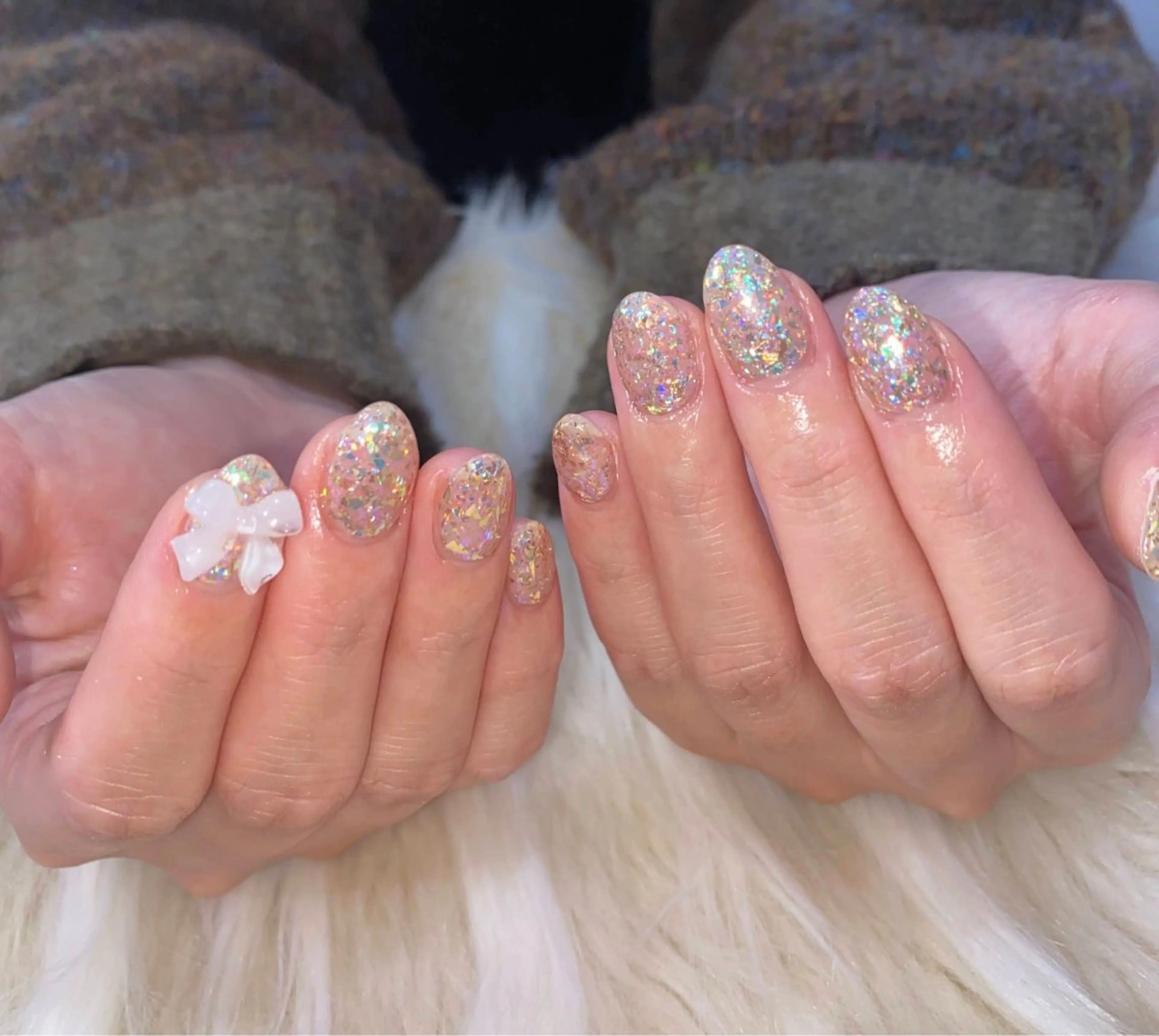 ネイル 長さ出し フレンチネイル ジェルネイル グラデーション 韓国ネイル ハンドネイル Nail&eye Belire 新宿のネイルデザイン