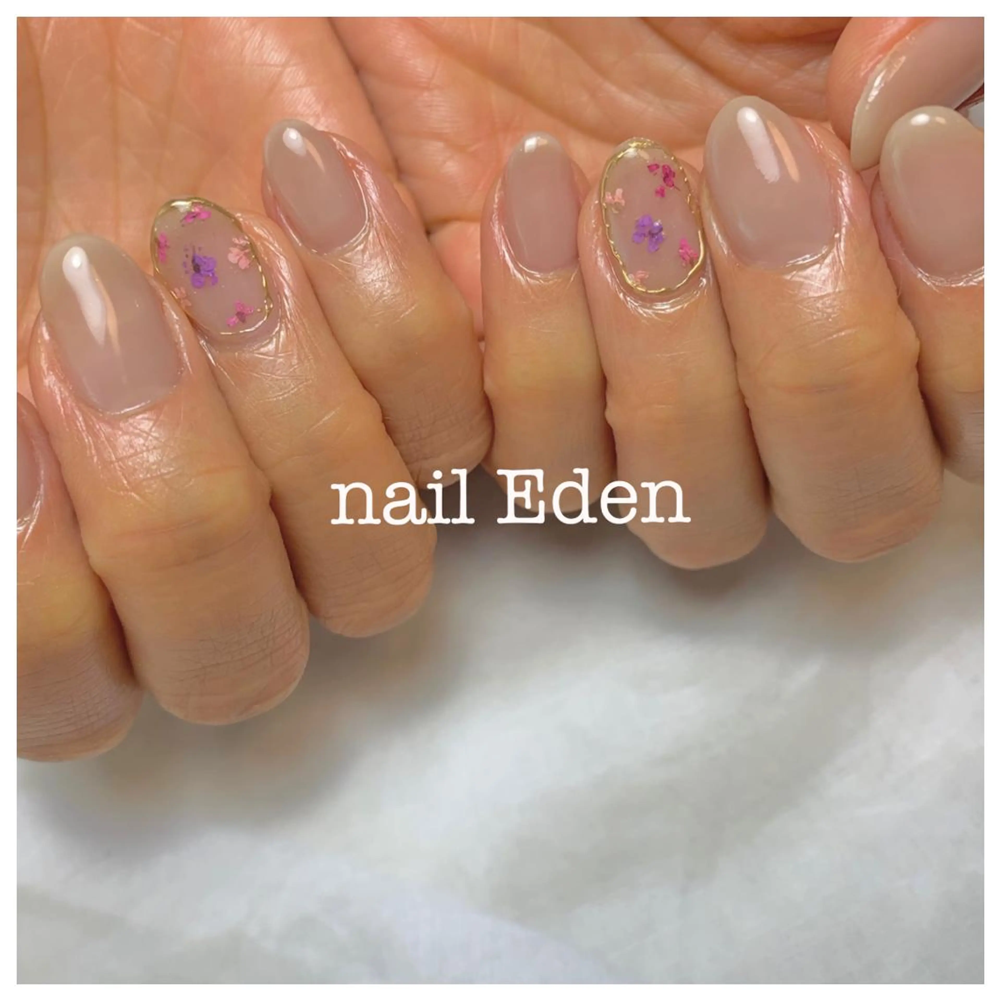 ネイル 持ち込み ハンドネイル ハンドケア Eden　private nail saron所属・Eden ♾️のネイルデザイン