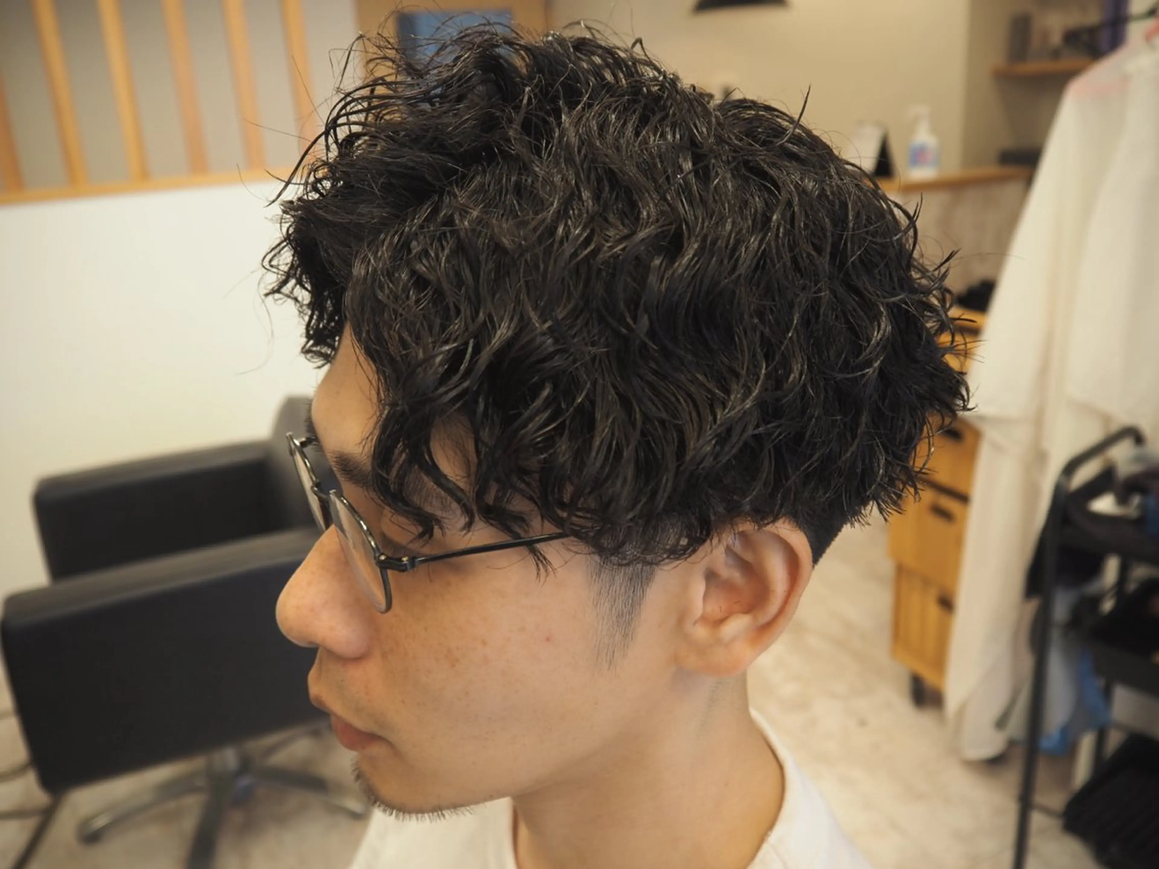 パーマ メンズ カット パーマ メンズ特化/パーマ/ フェードWATARUのヘアスタイル