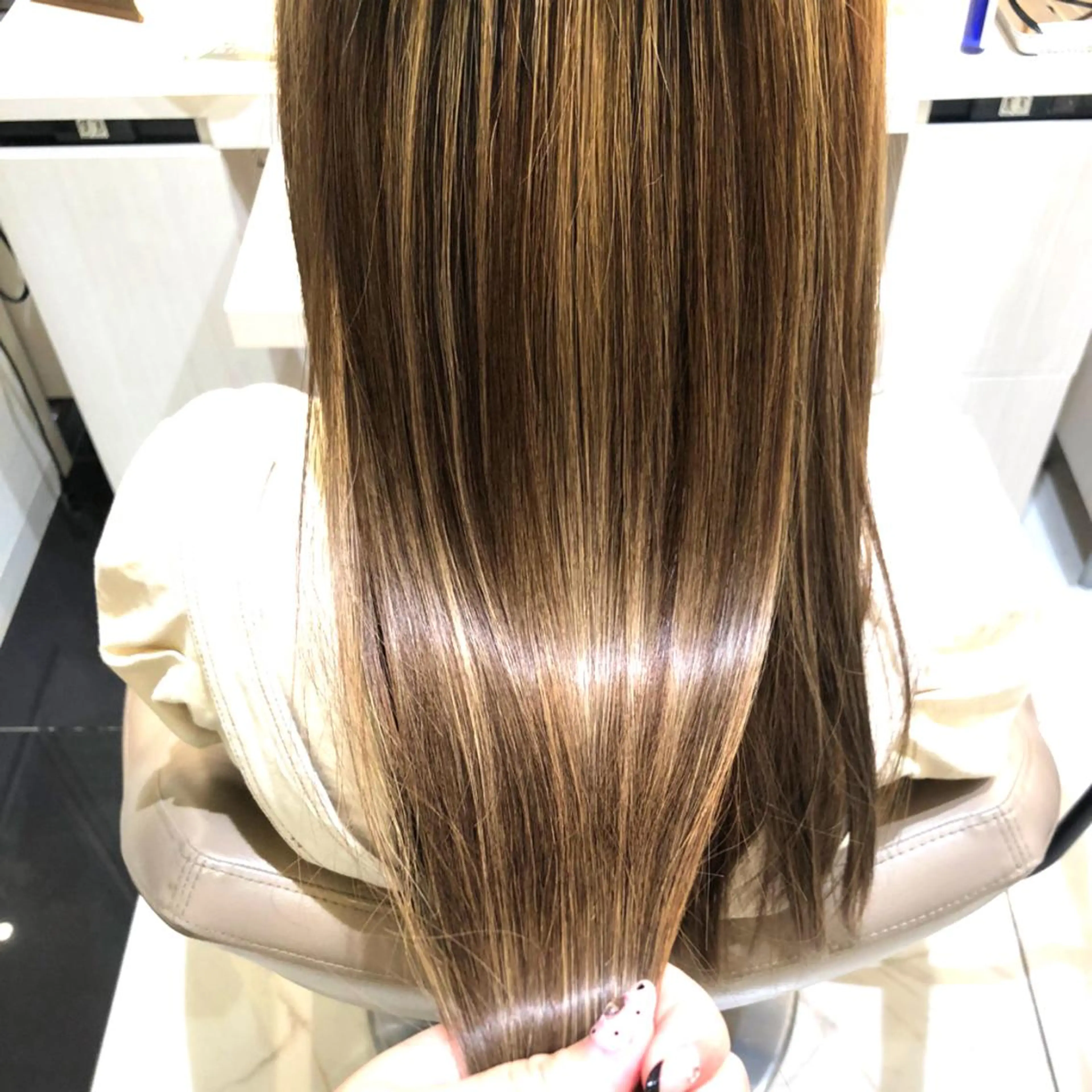 ロング カット トリートメント ヘッドスパ 三箇島 陽香のヘアスタイル