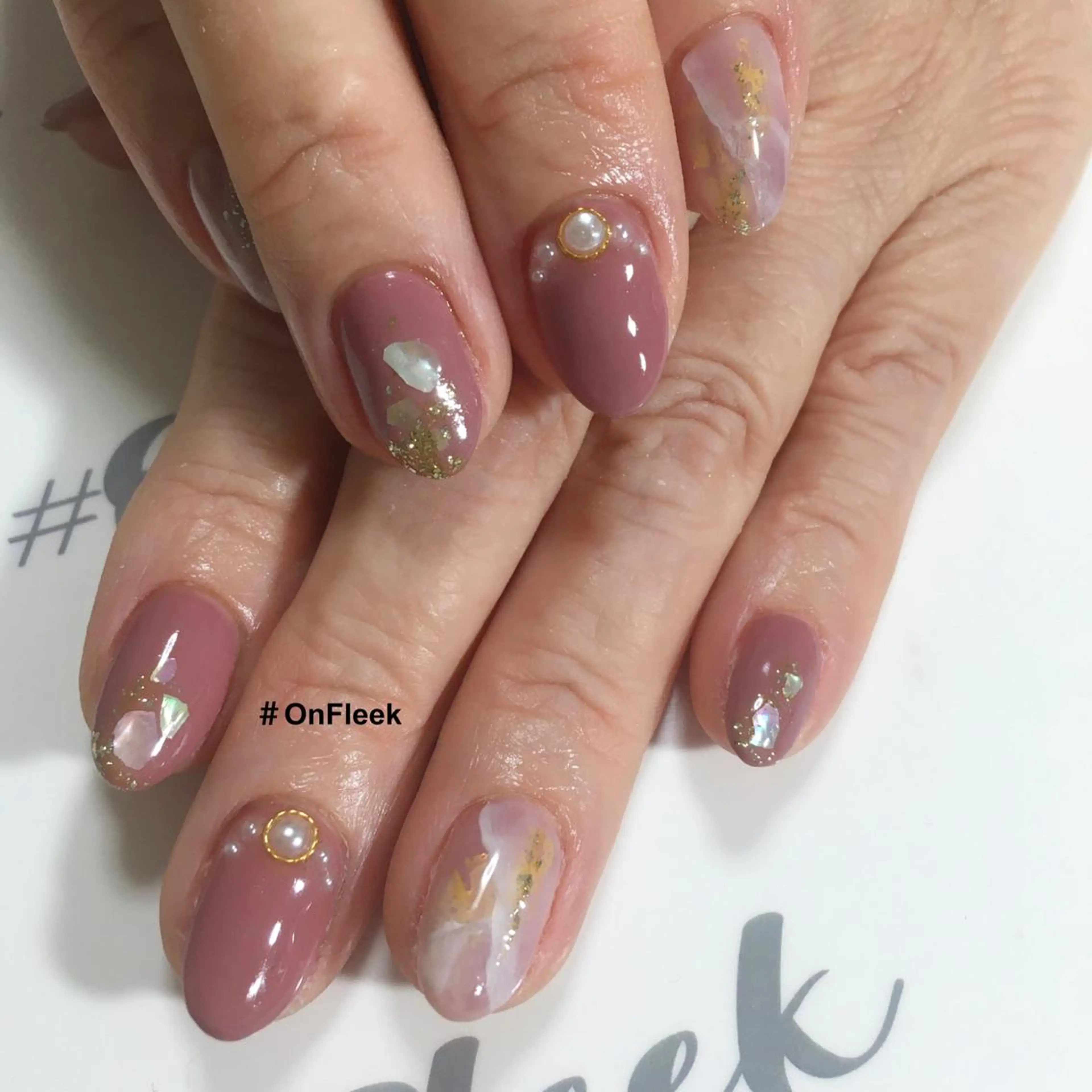 ネイル ハンドネイル NailSalon ＃OnFleekのネイルデザイン
