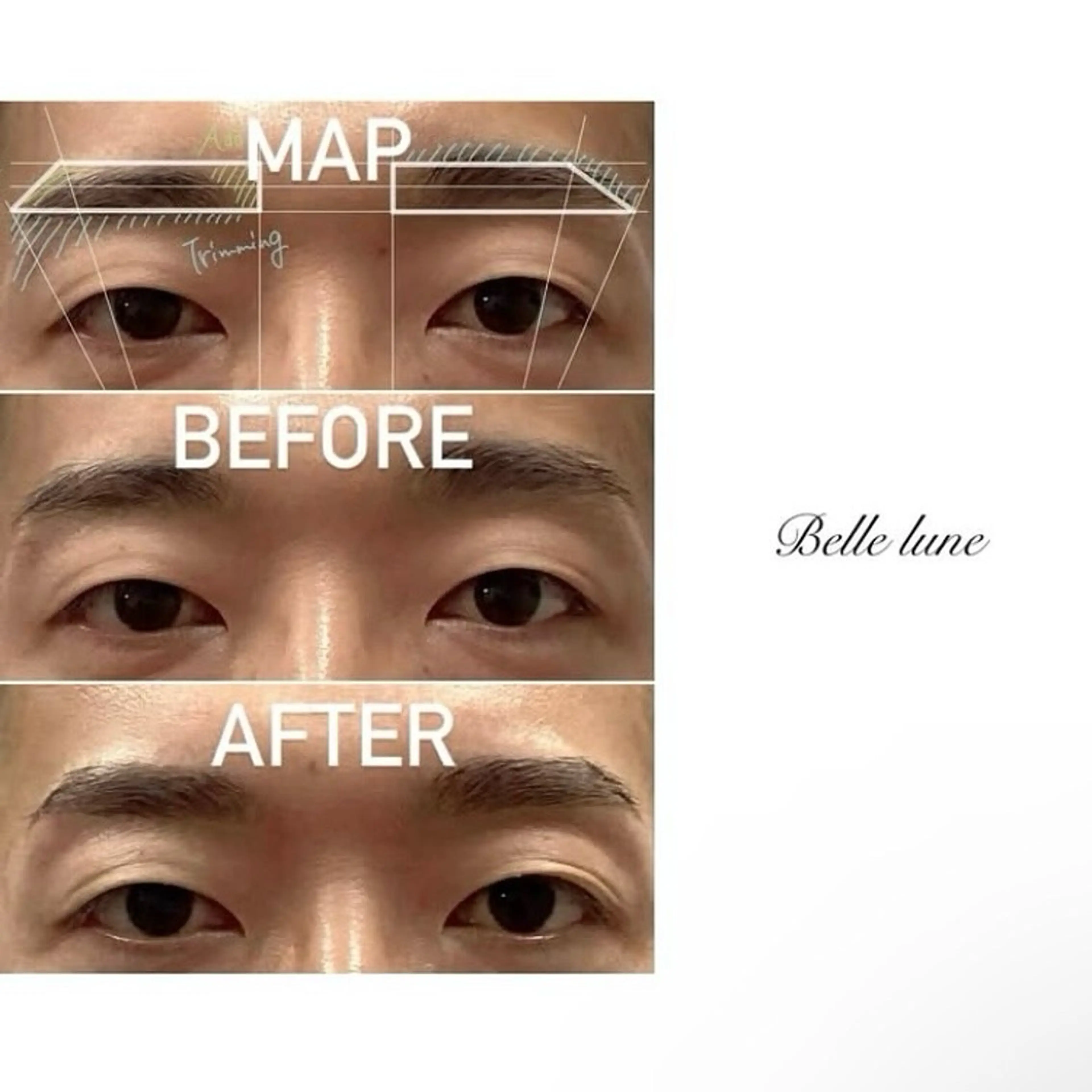 メンズ アイブロウ 中川 榛名の眉毛・アイブロウイメージ