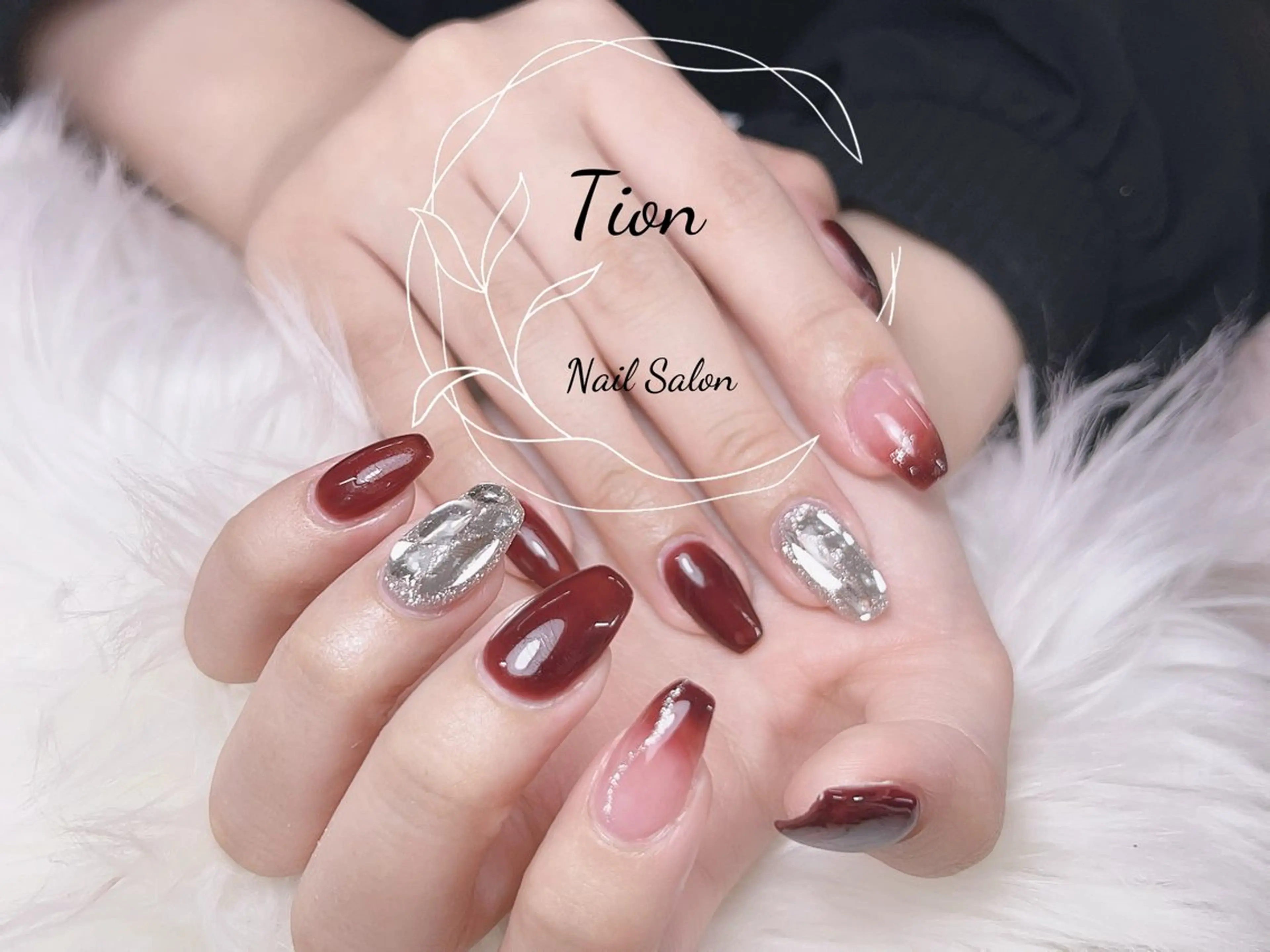 ネイル 長さ出し フットネイル ジェルネイル 韓国ネイル マグネットネイル Nailsalon Tion二子玉川店のネイルデザイン