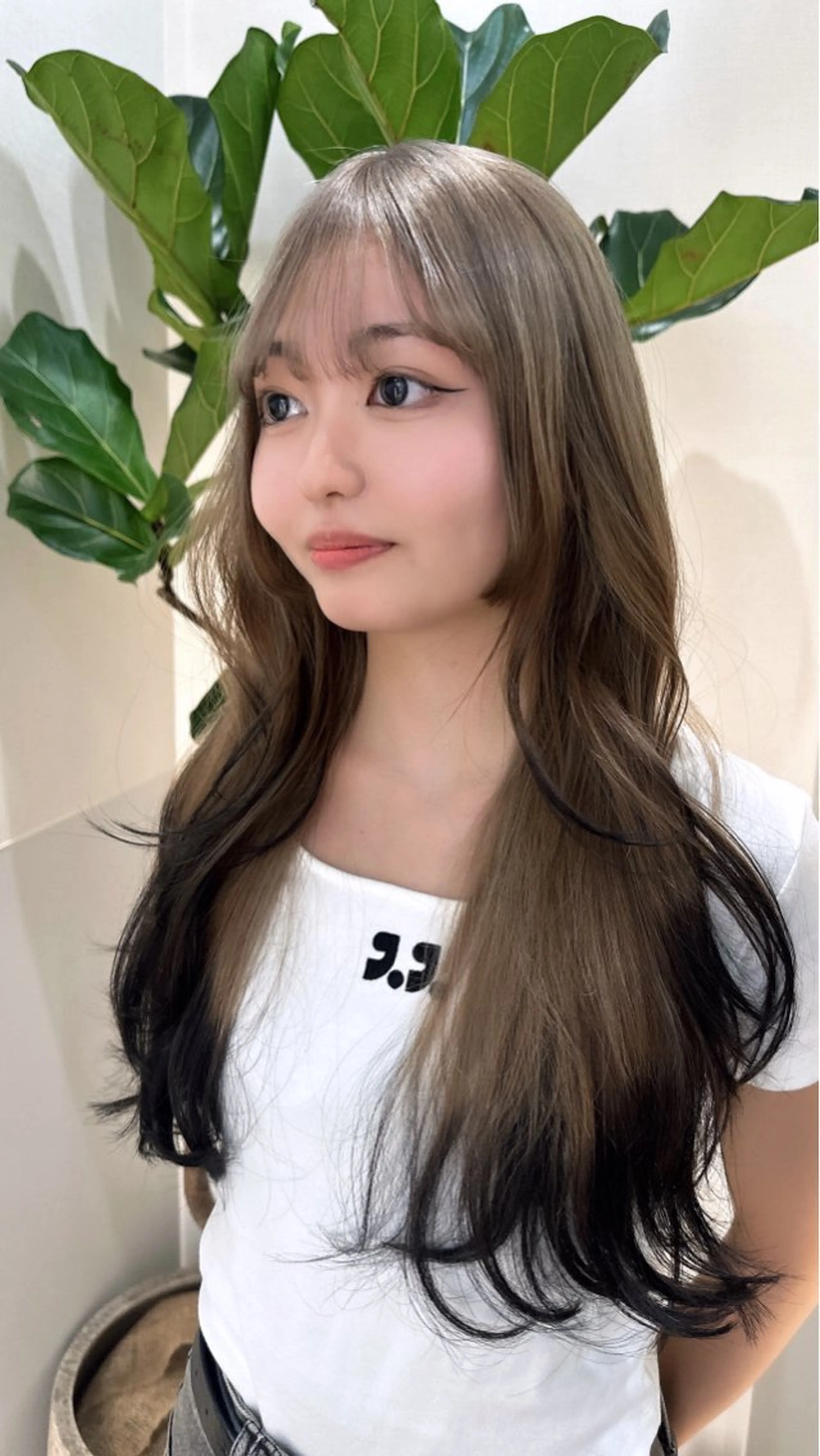 ロング カラー レイヤーカット カット ヘアカラー トリートメント 🦋レイヤーカット ミドリカワ🦋のヘアスタイル