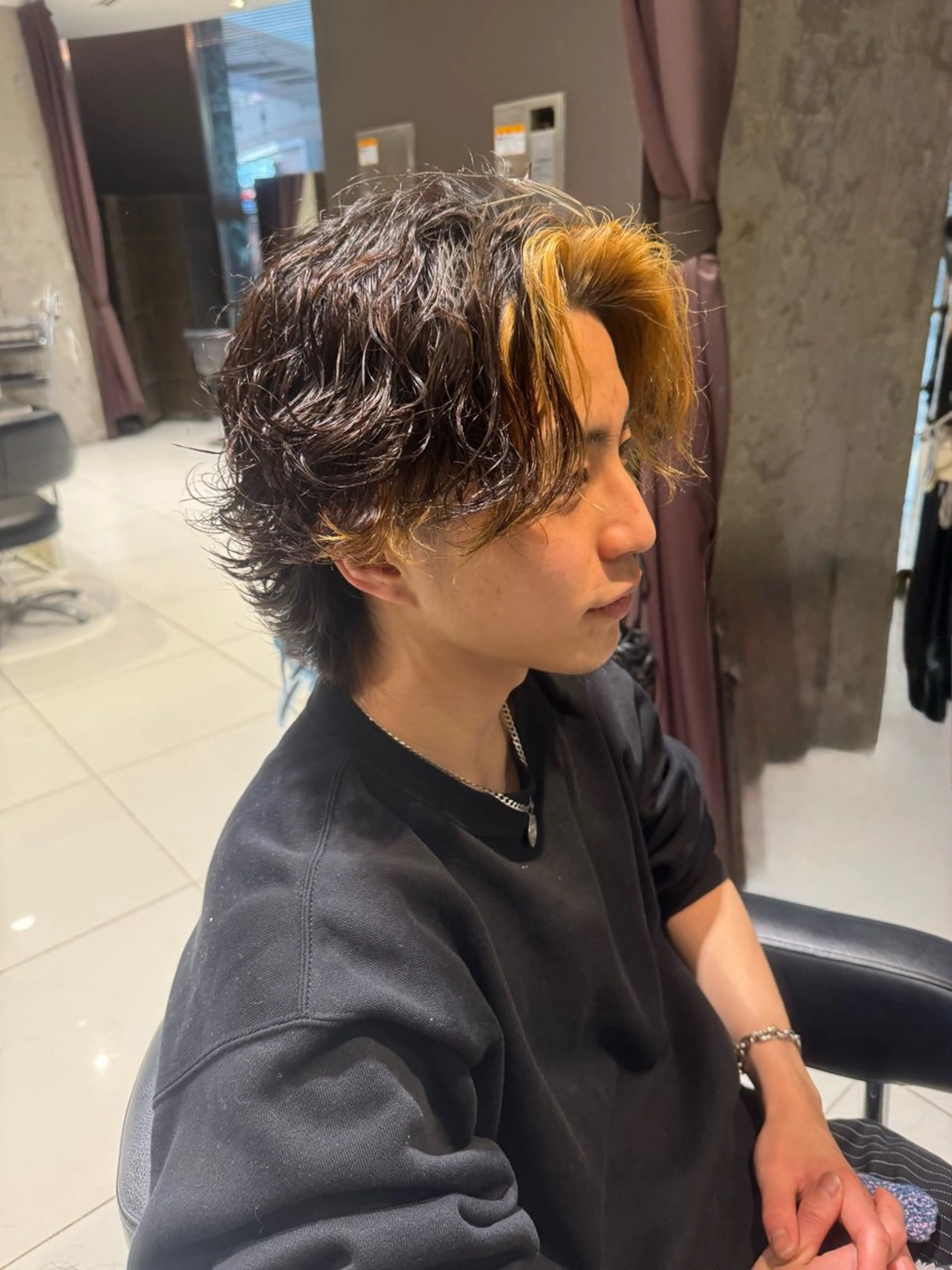ミディアム カラー パーマ メンズ AVANCE. annaのヘアスタイル