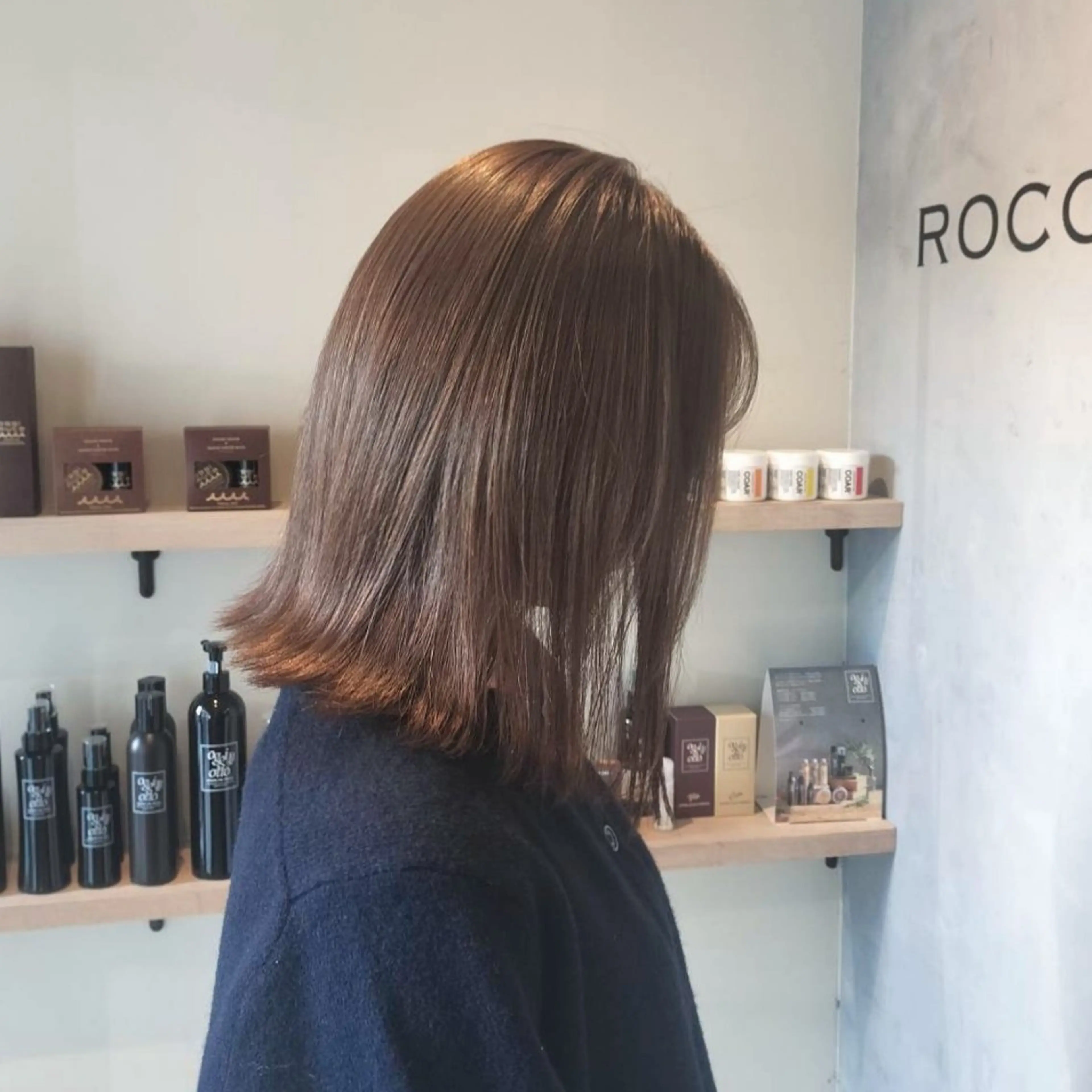ミディアム カラー ヘアカラー HINAKO/ ROCCOのヘアスタイル