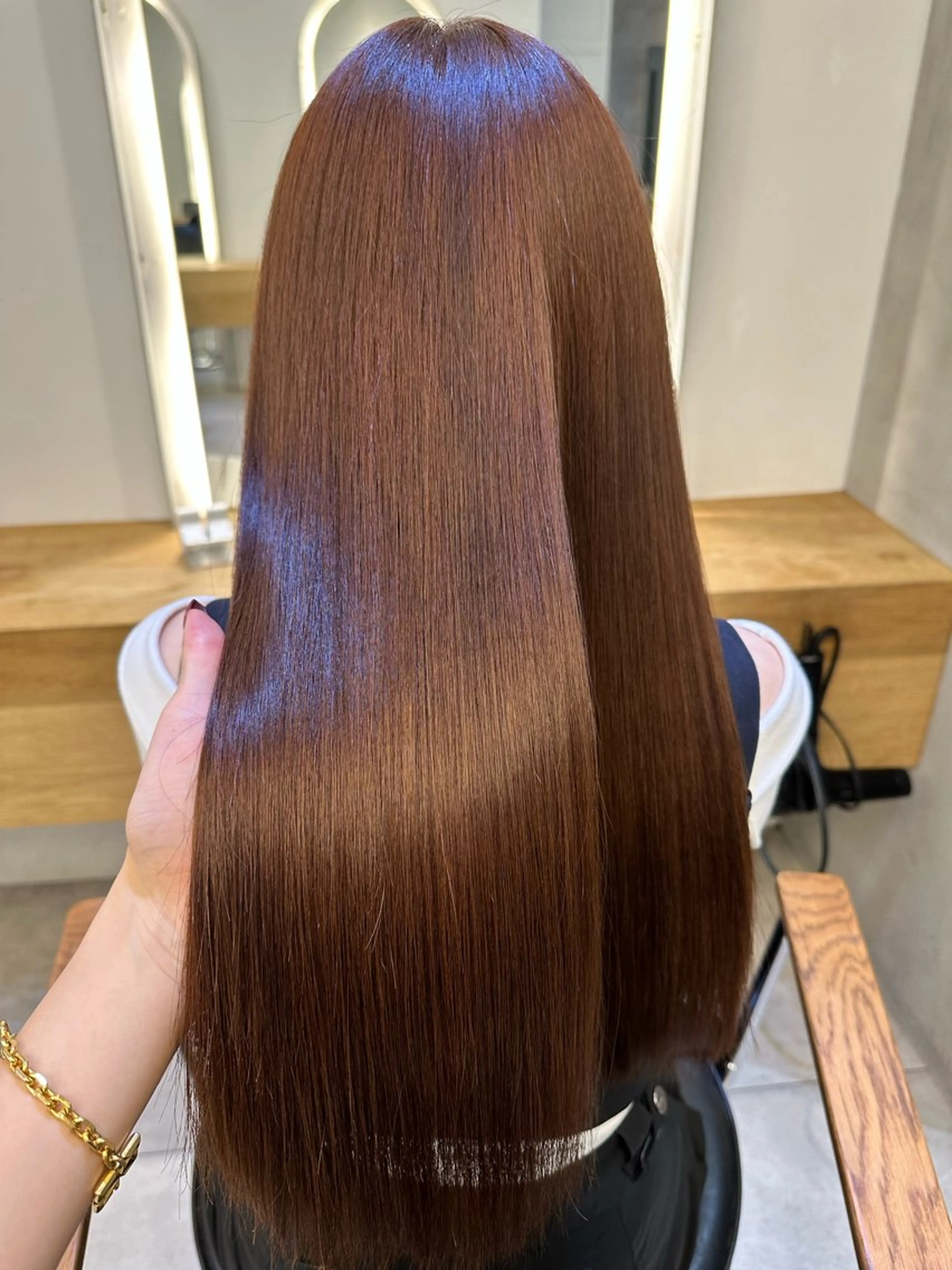 ロング カラー ヘアカラー トリートメント 中村 かおりのヘアスタイル