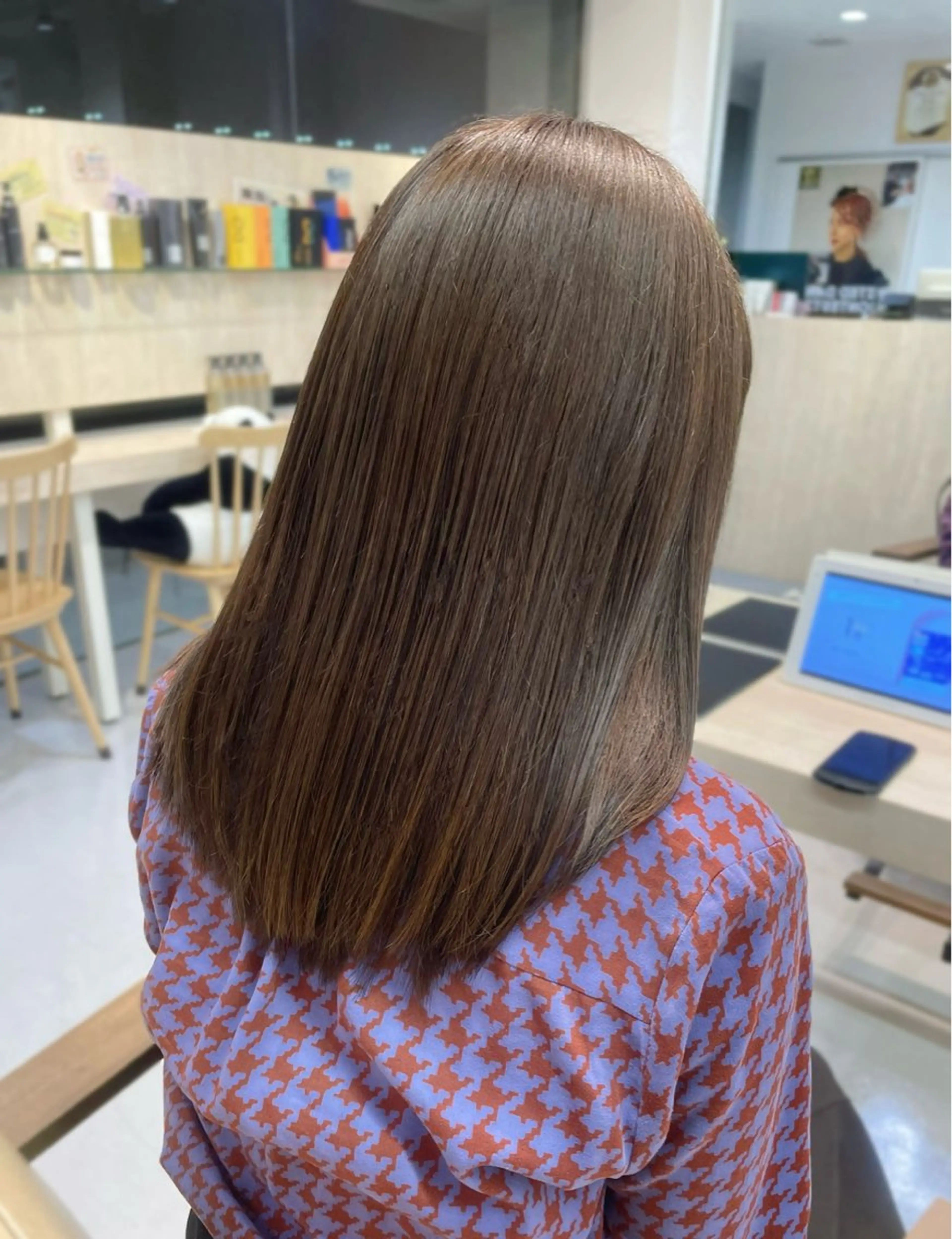 ロング カット ヘアカラー トリートメント かずや🍀/髪質改善 /艶髪カラー/眉毛のヘアスタイル