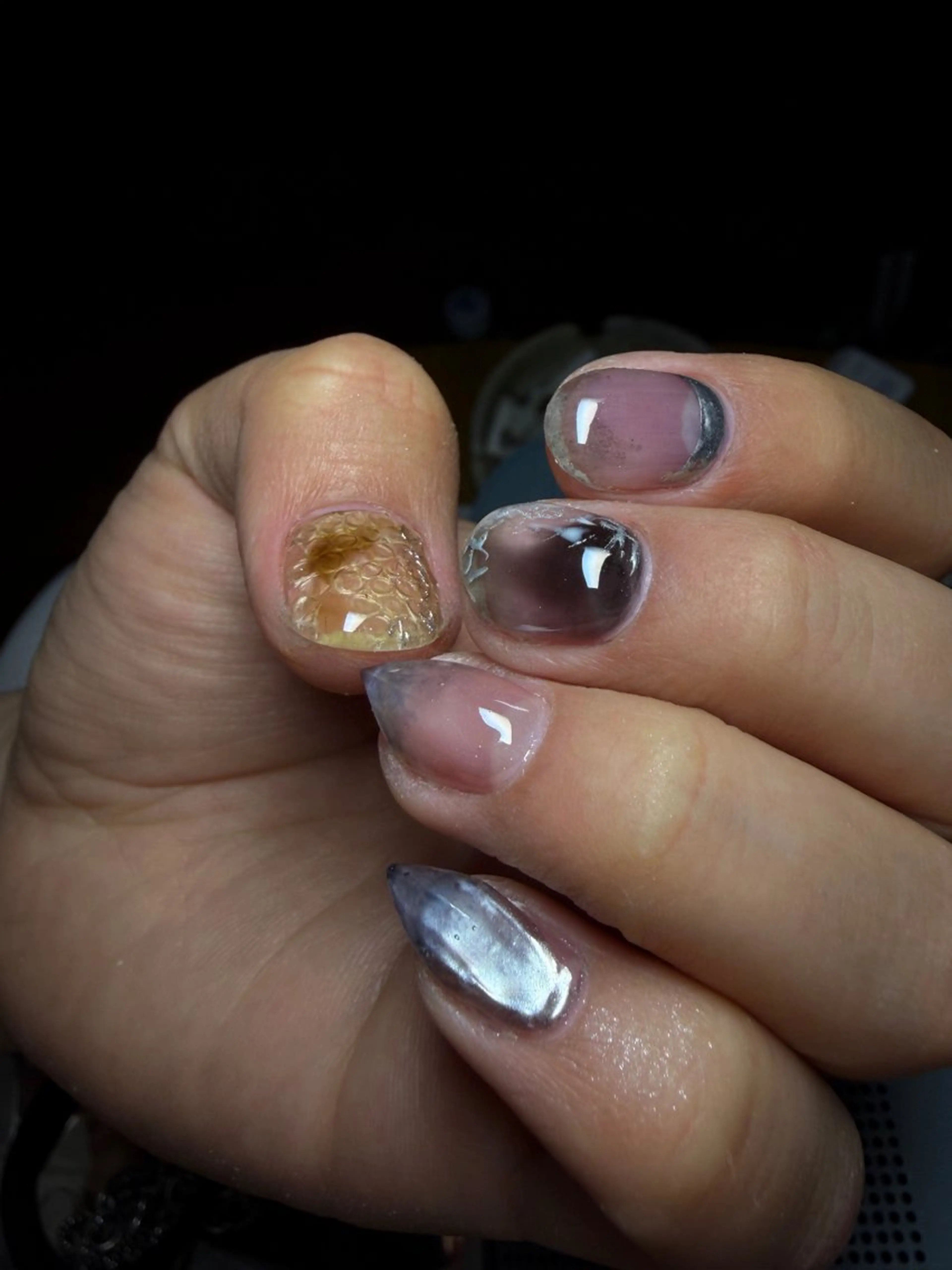 ネイル メンズネイル ショートネイル U. azusa🪷のネイルデザイン