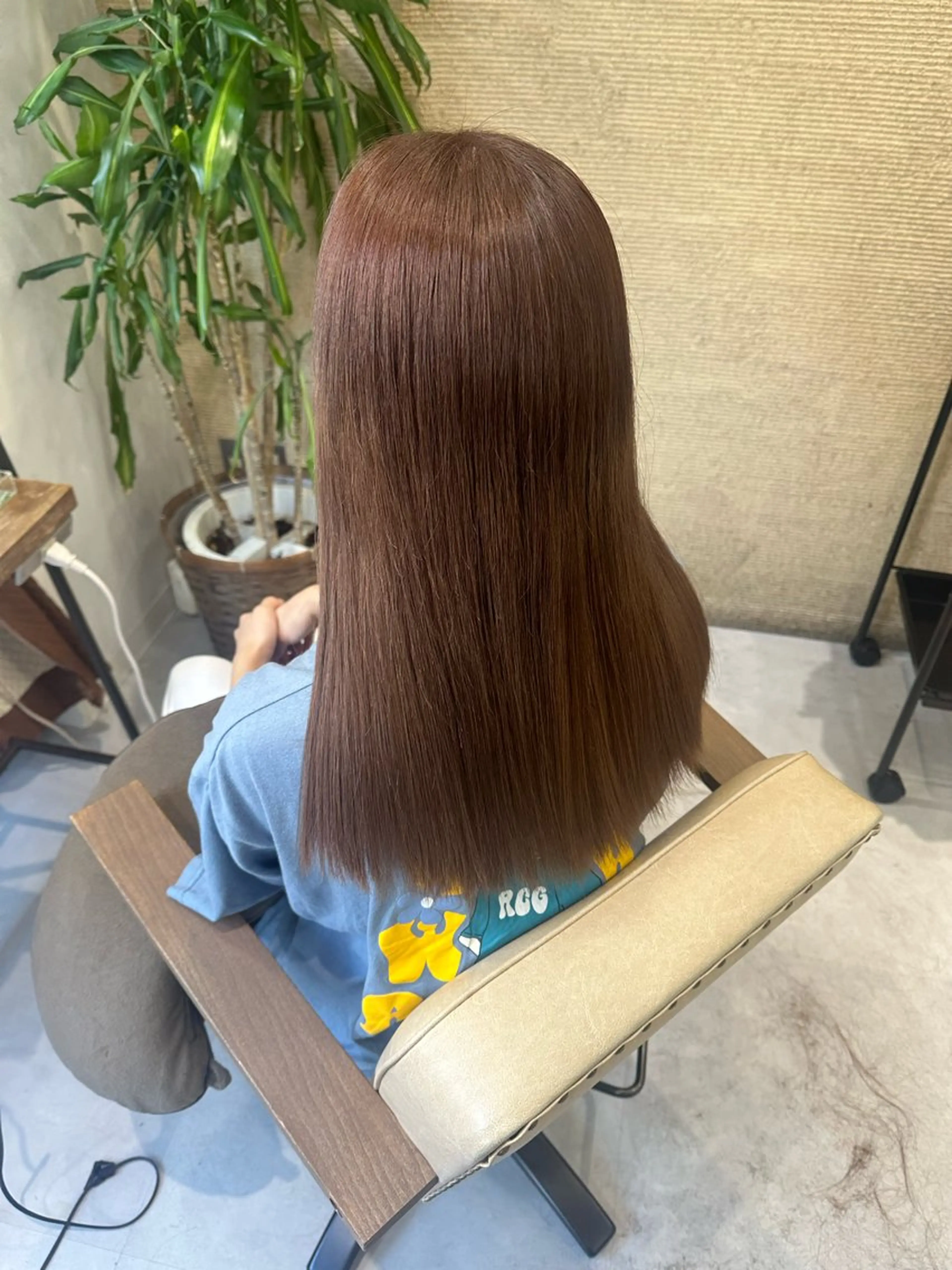 ロング カラー パーマ 縮毛矯正 トリートメント 髪質改善AUSTIN登戸所属・野村 一花 / 暖色 カラー / Wカラーのヘアスタイル