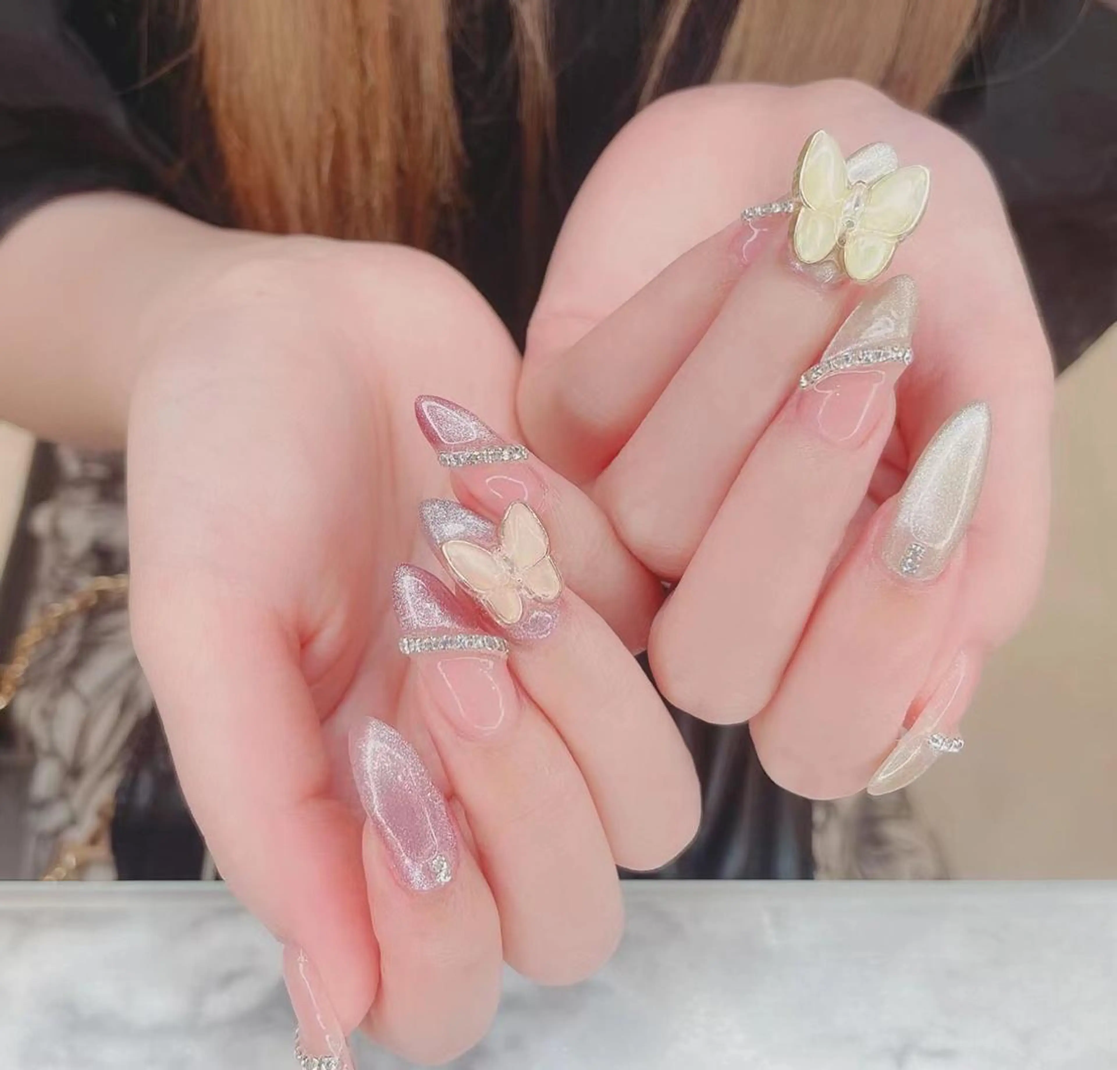 ネイル フレンチネイル 春ネイル Babarla　Nail　Salon所属・babarla Nailのネイルデザイン